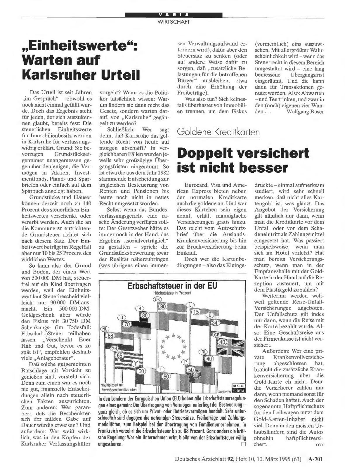 Vorschauseite 1: Erbschaftsteuer in der EU