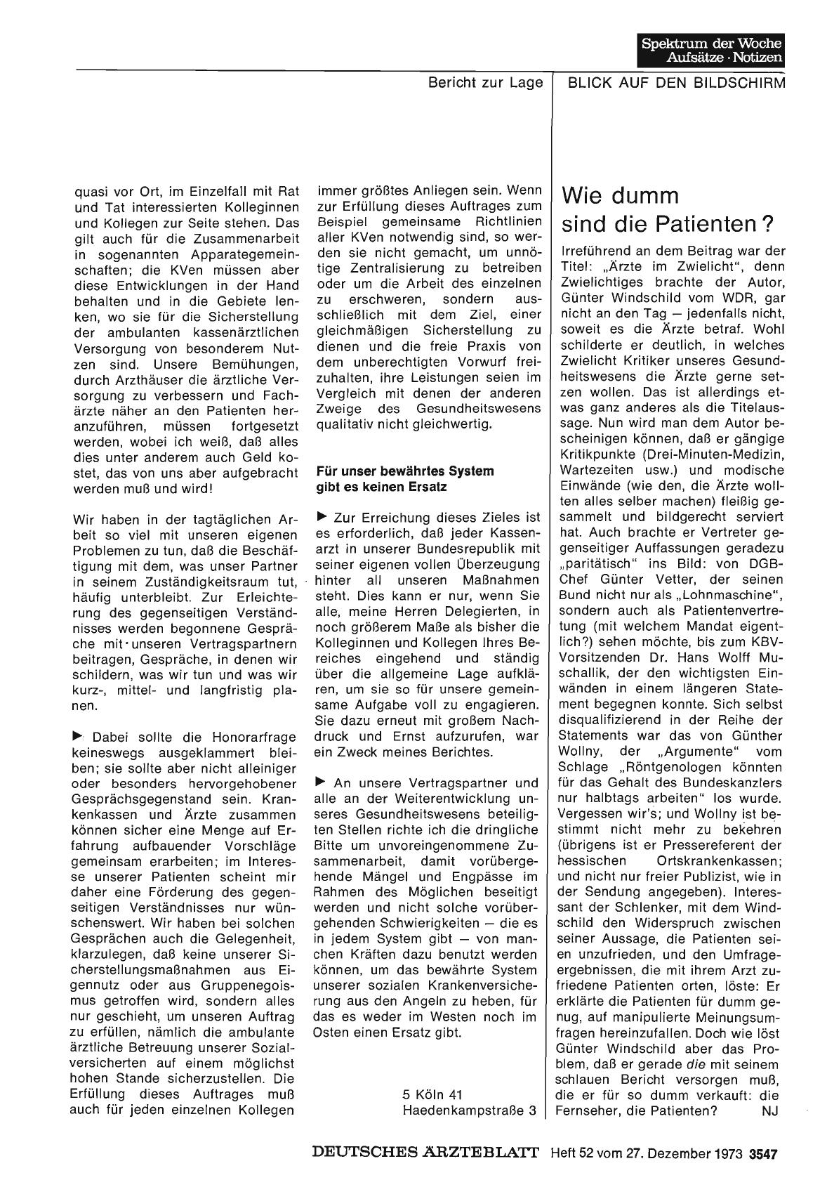 Vorschauseite 1: Wie dumm sind die Patienten?