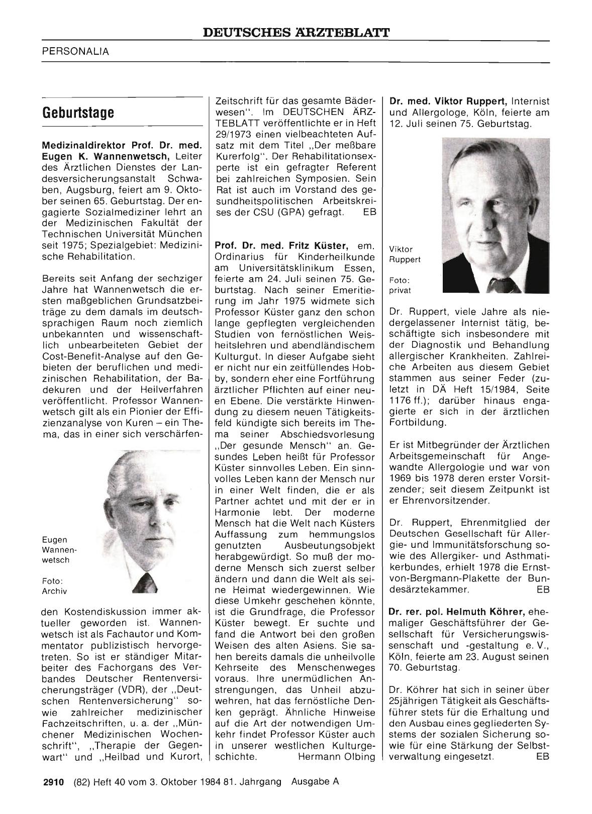 Vorschauseite 1: Geburtstage
