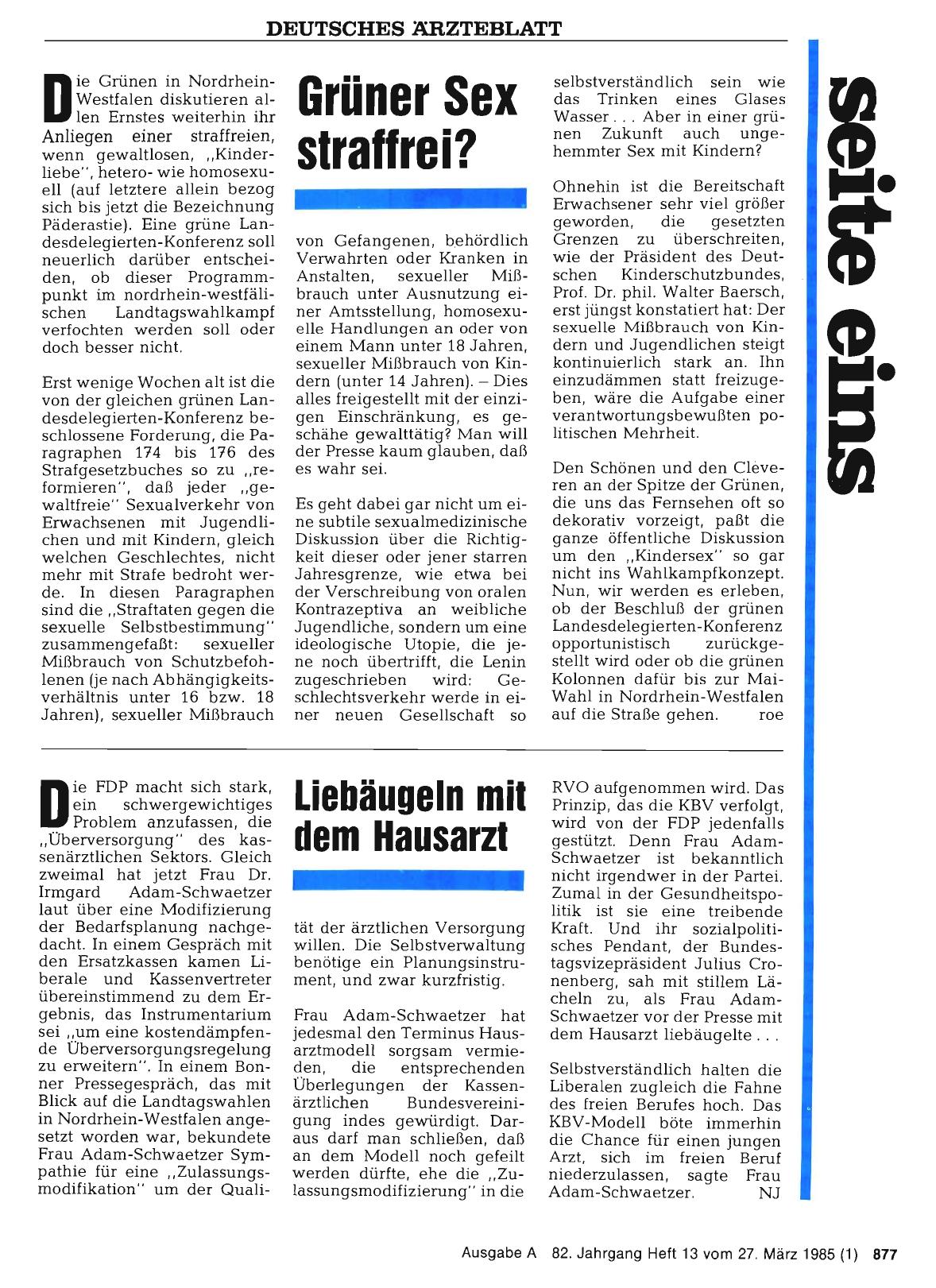 Vorschauseite 1: Liebäugeln mit dem Hausarzt