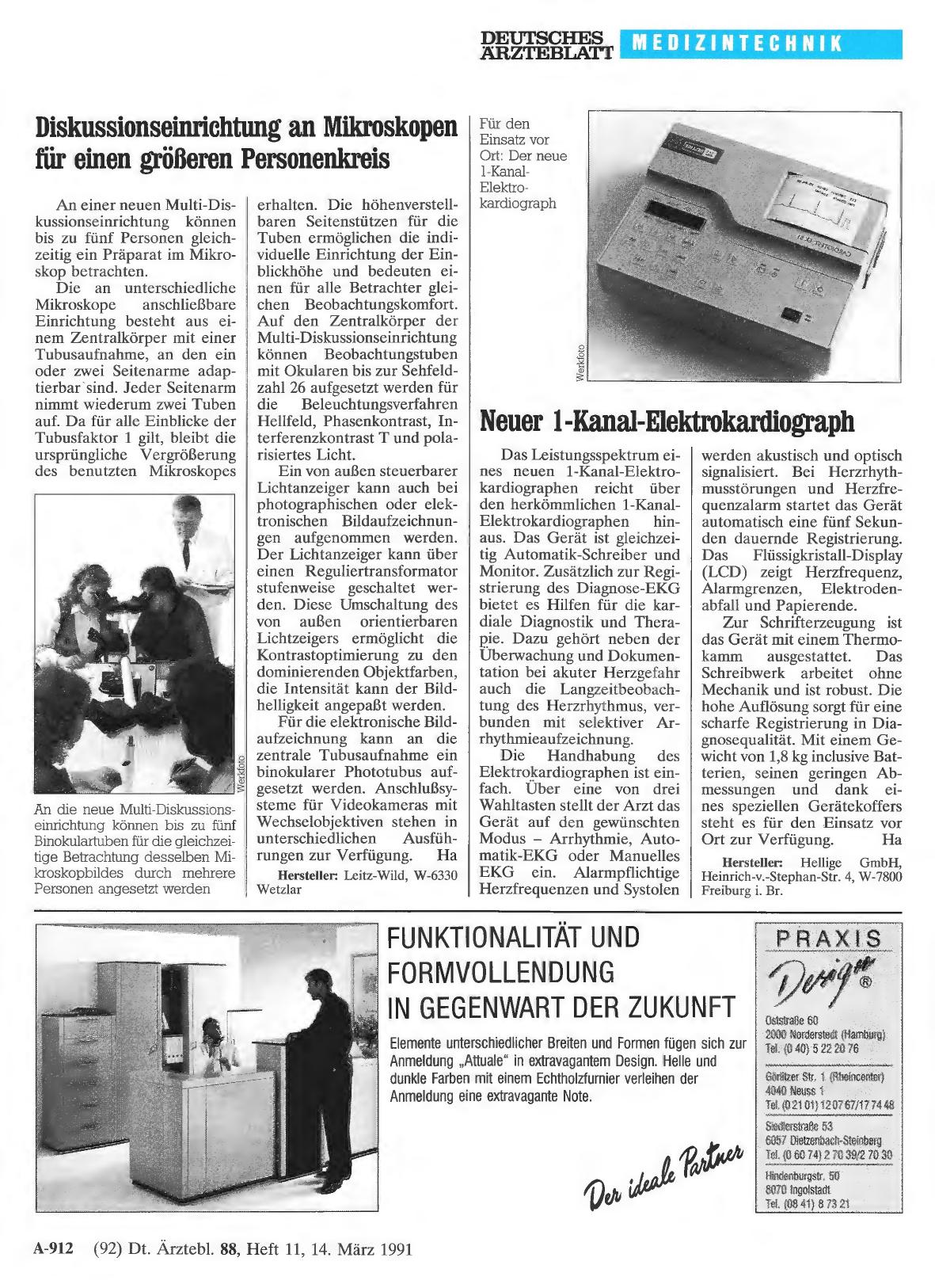 Vorschauseite 1: Diskussionseinrichtung an Mikroskopen für einen größeren Personenkreis