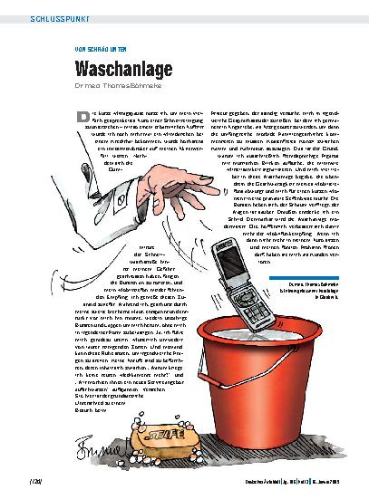 Vorschauseite 1: Von schräg unten: Waschanlage