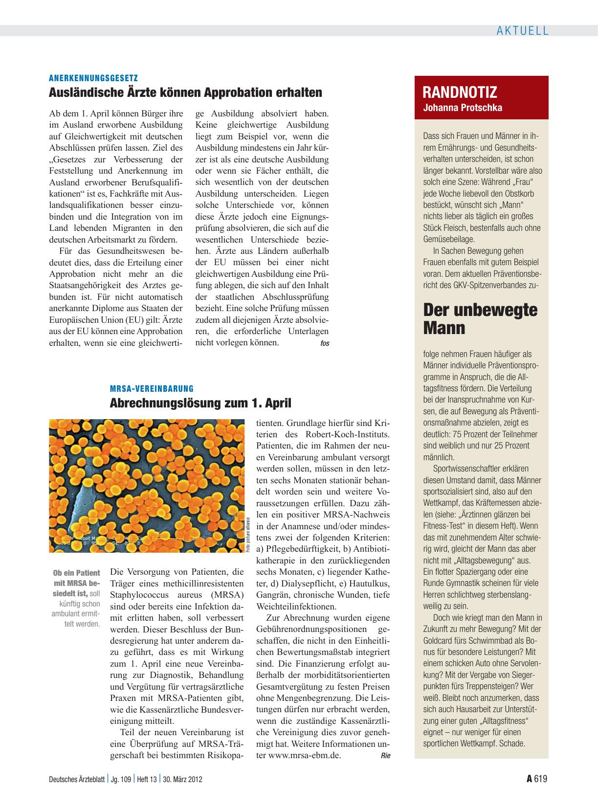 Vorschauseite 1: Randnotiz: Der unbewegte Mann