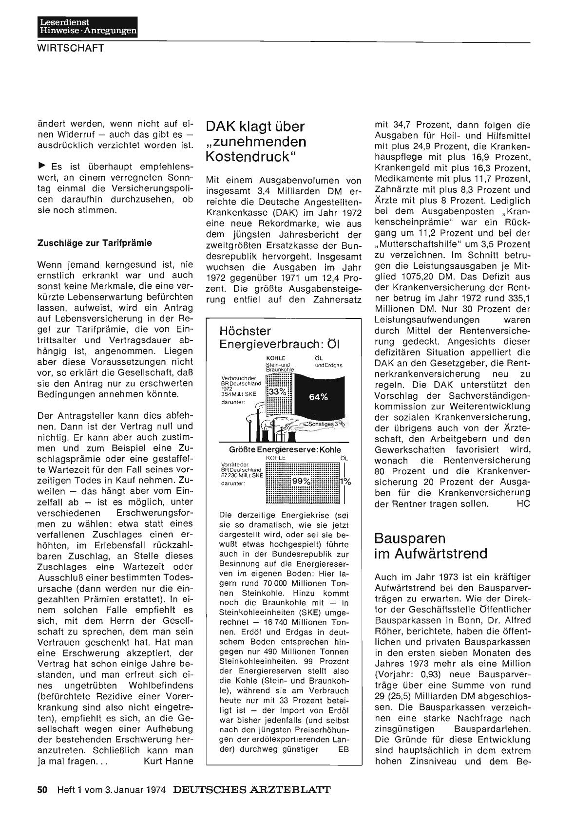 Vorschauseite 1: Höchster Energieverbrauch: Öl