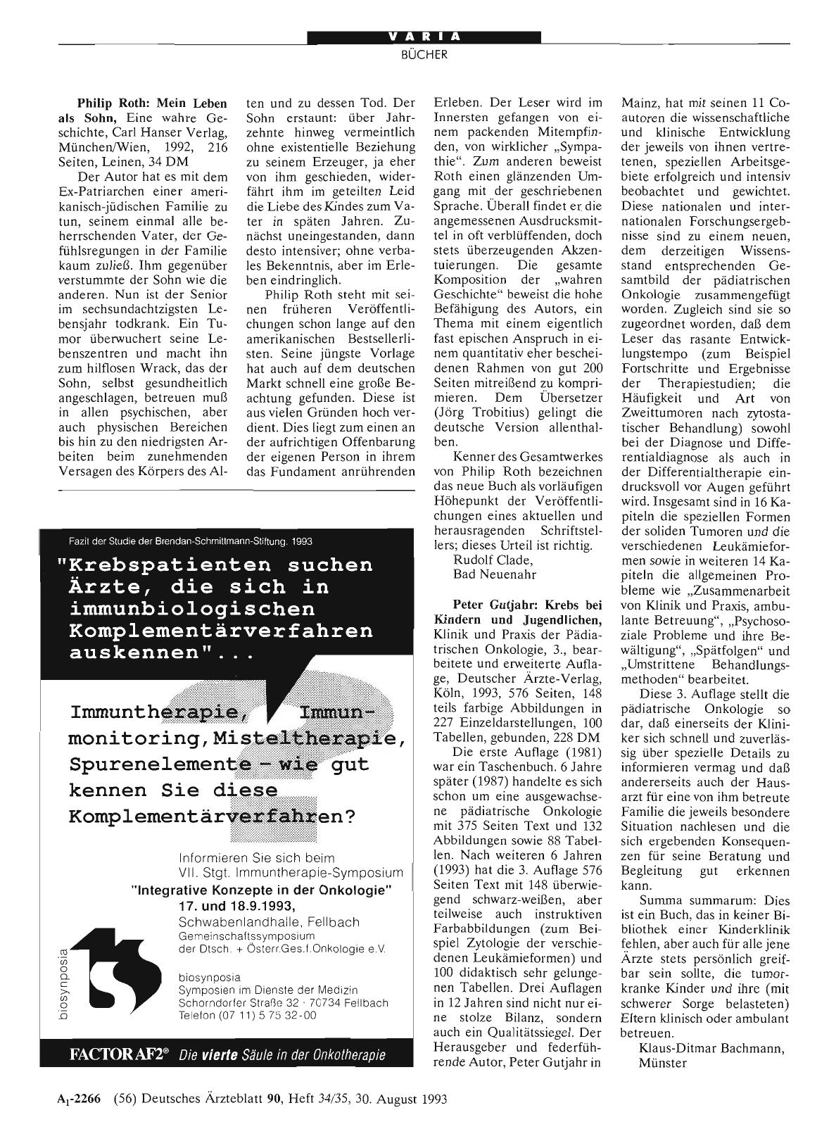 Vorschauseite 1: Peter Gutjahr: Krebs bei Kindern und Jugendlichen