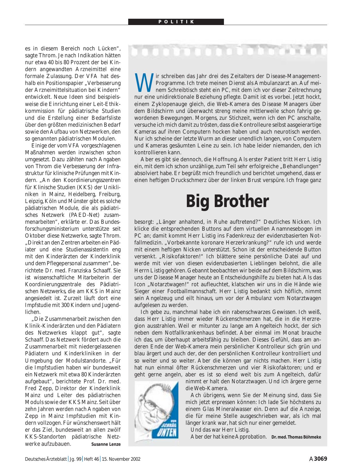 Vorschauseite 1: Big Brother