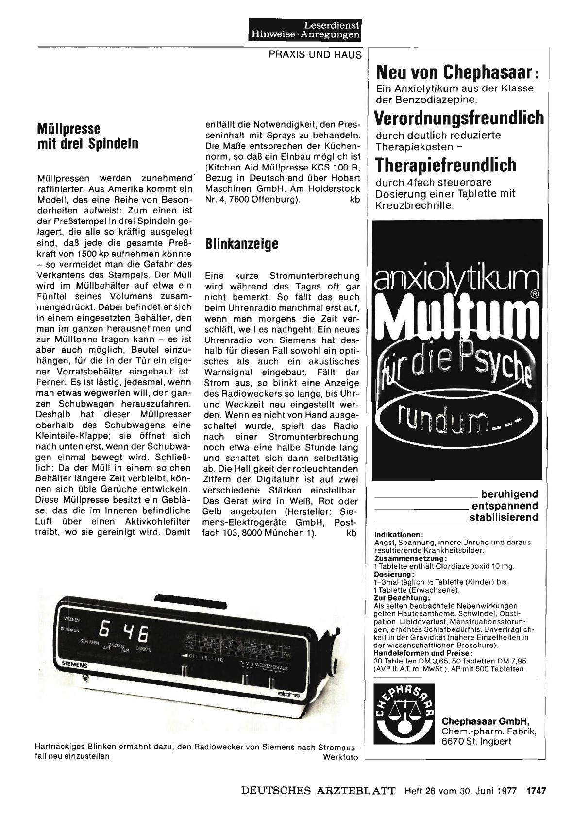 Vorschauseite 1: Blinkanzeige
