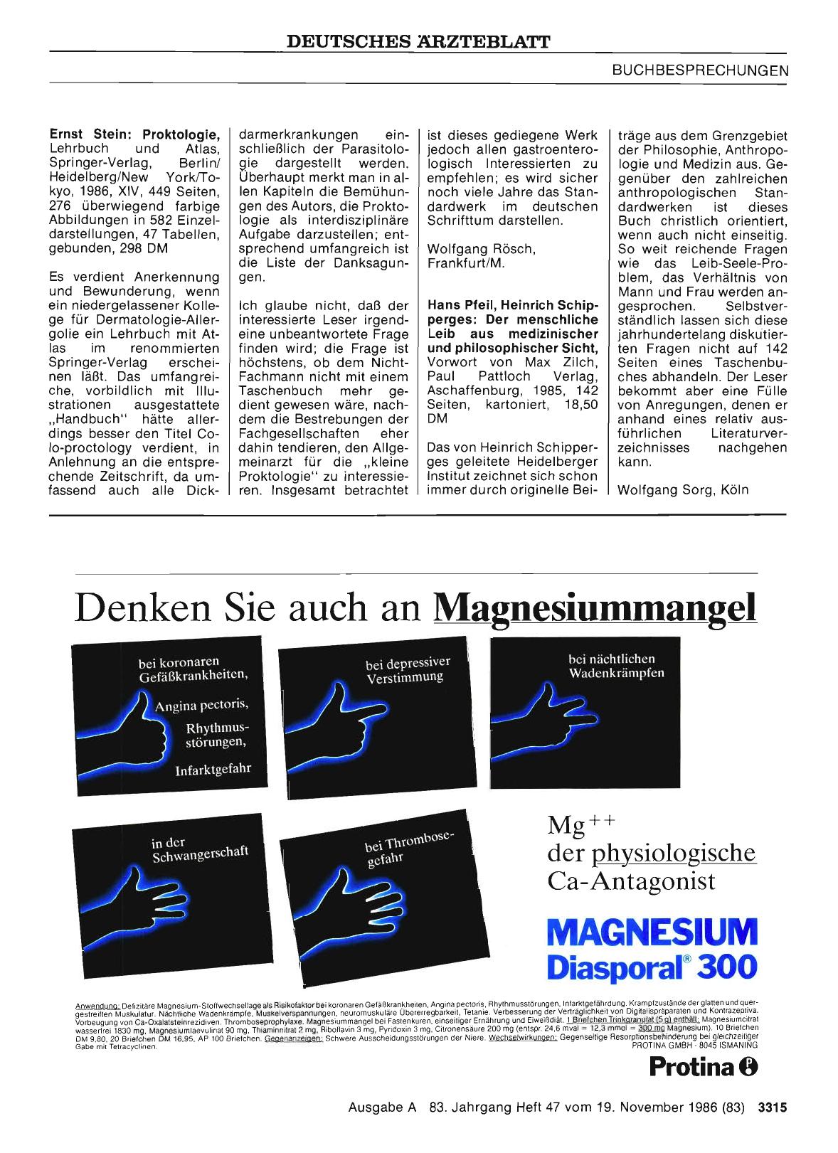 Vorschauseite 1: Ernst Stein: Proktologie