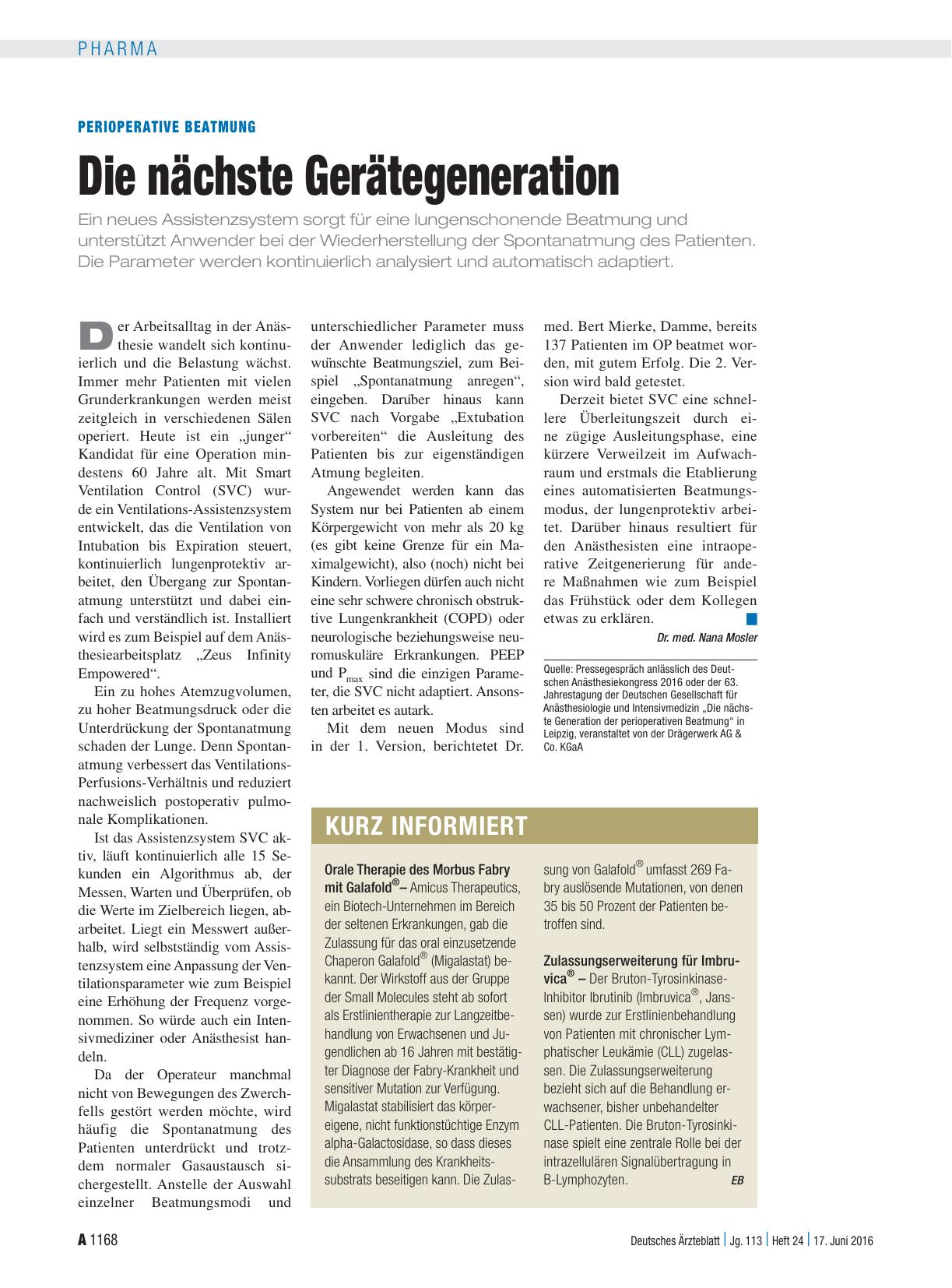 Vorschauseite 1: Kurz informiert