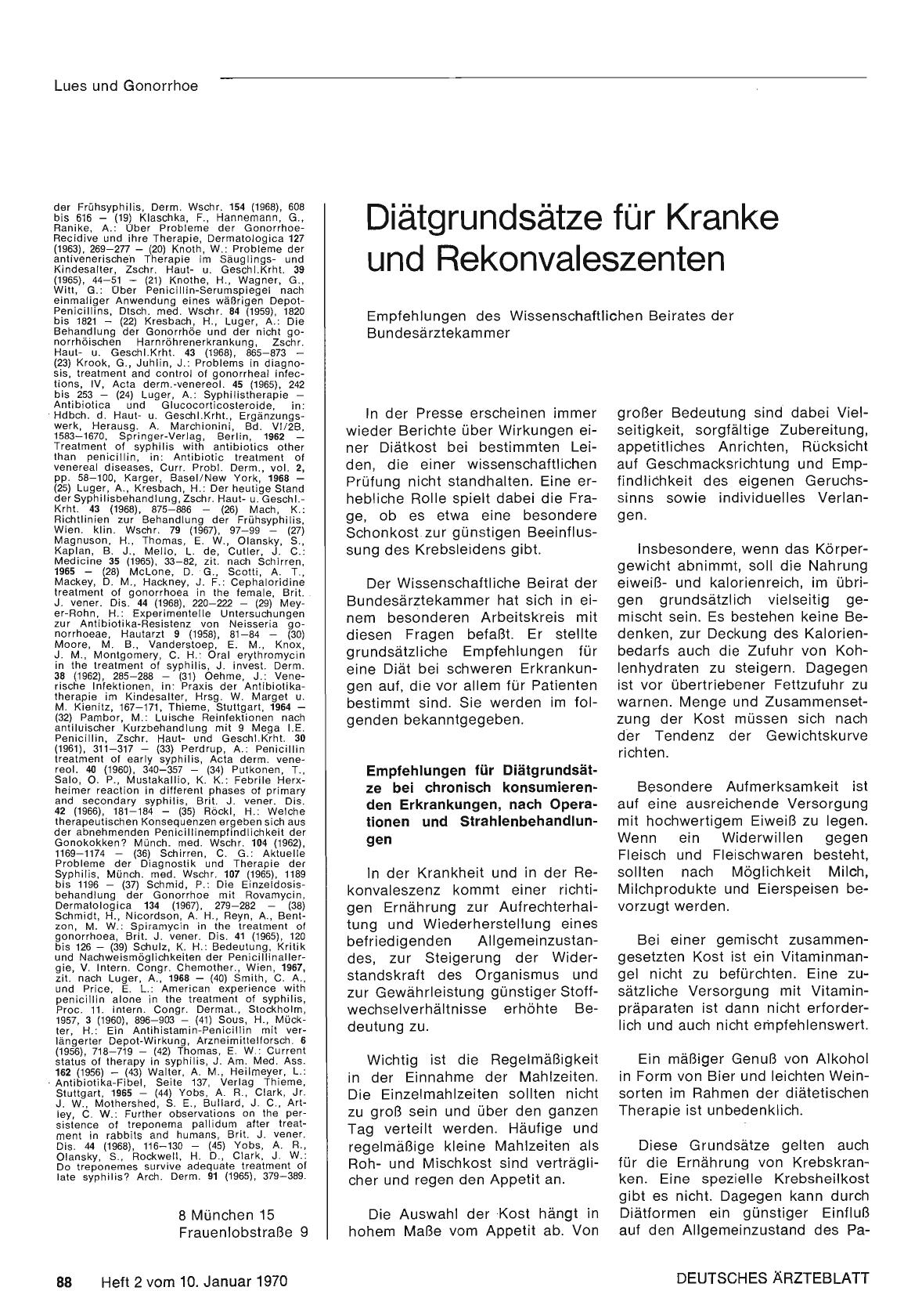 Vorschauseite 1: Diätgrundsätze für Kranke und Rekonvaleszenten