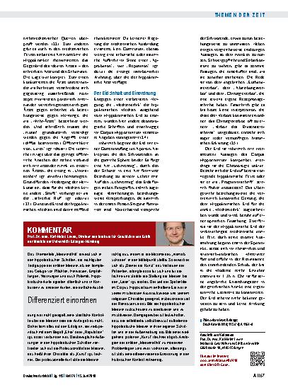 Vorschauseite 3: Antike „Medizinethik“: Der Arzt – ein „Diener der Kunst“