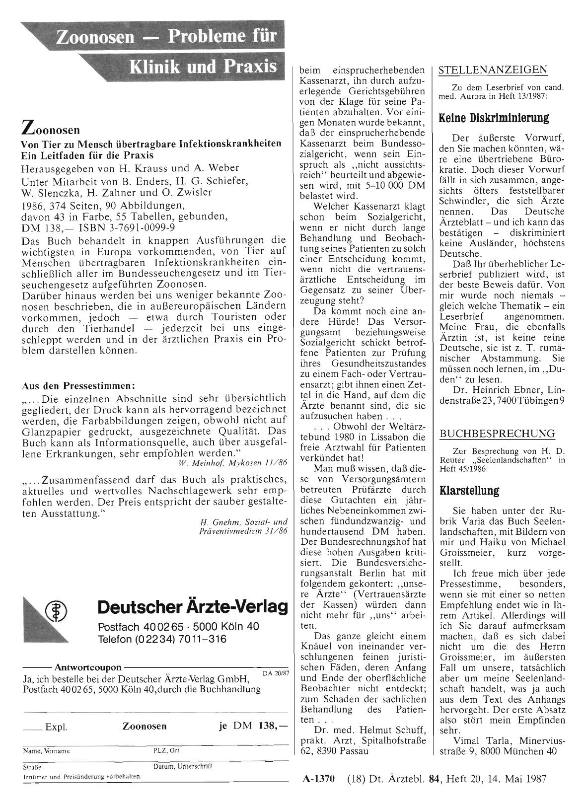 Vorschauseite 1: BUCHBESPRECHUNG: Klarstellung