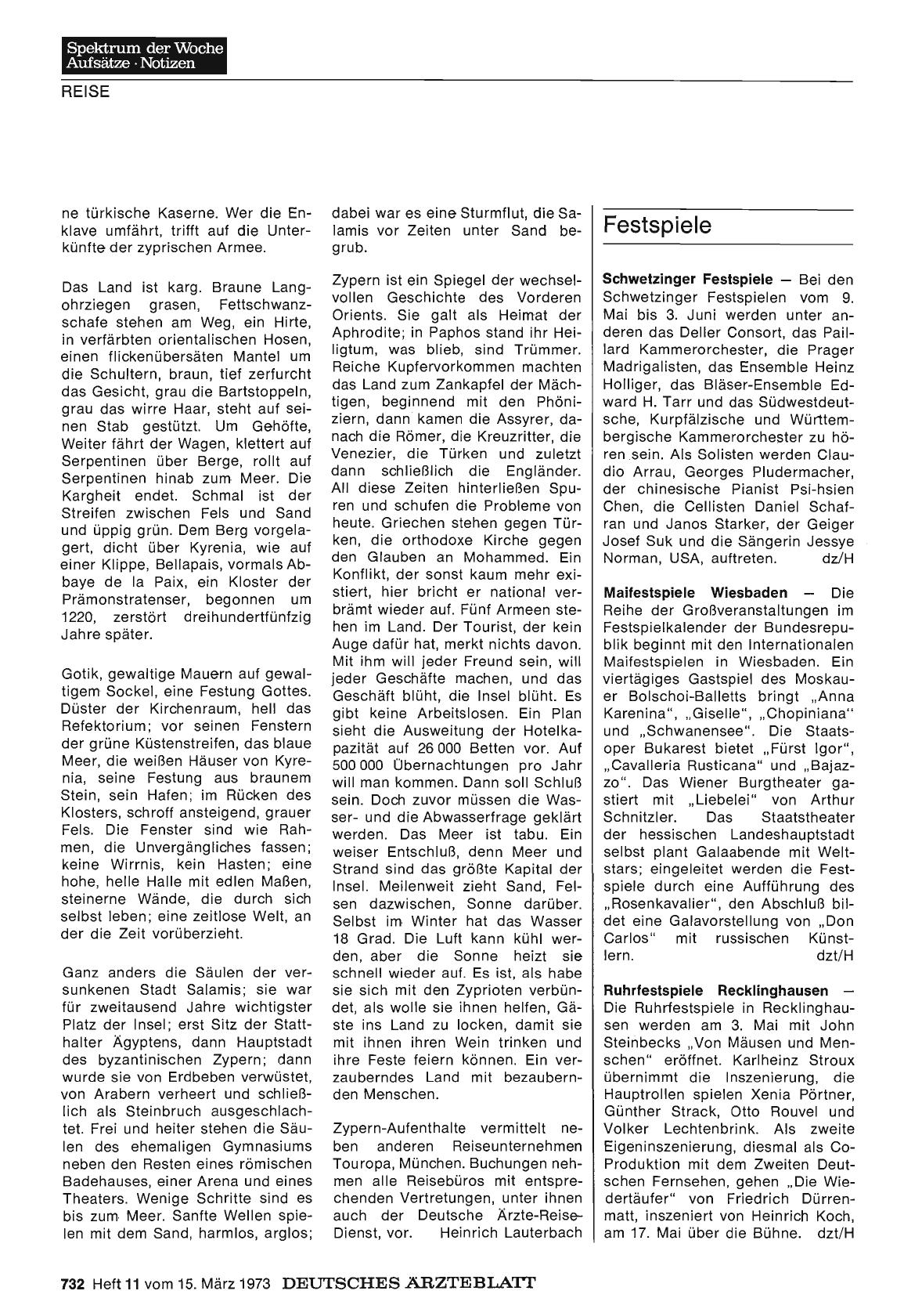 Vorschauseite 1: Festspiele