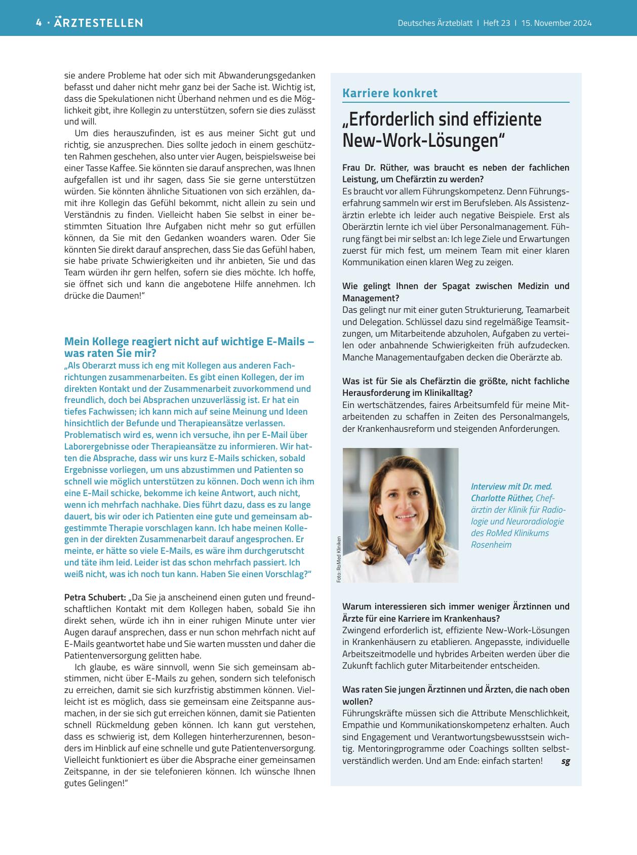 Vorschauseite 1: „Erforderlich sind effiziente New-Work-Lösungen. “
