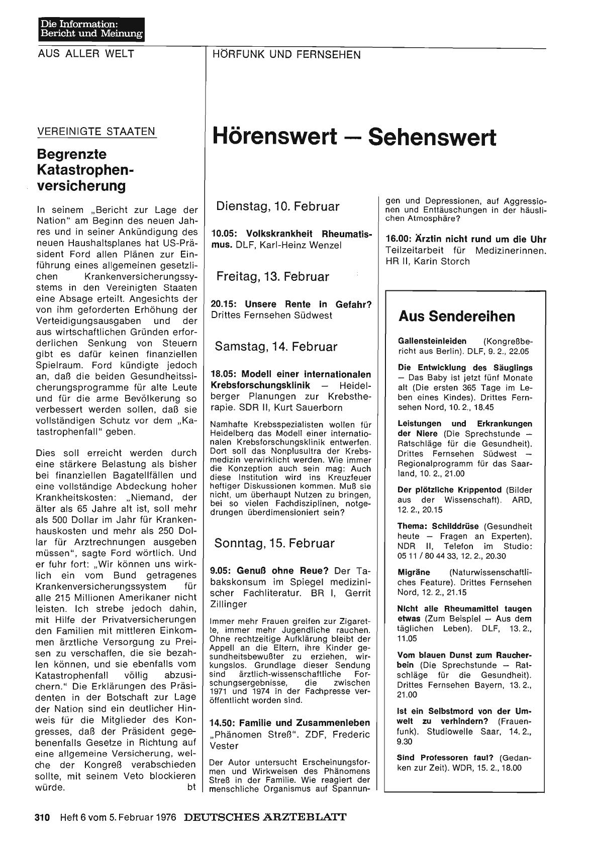 Vorschauseite 1: Hörenswert — Sehenswert