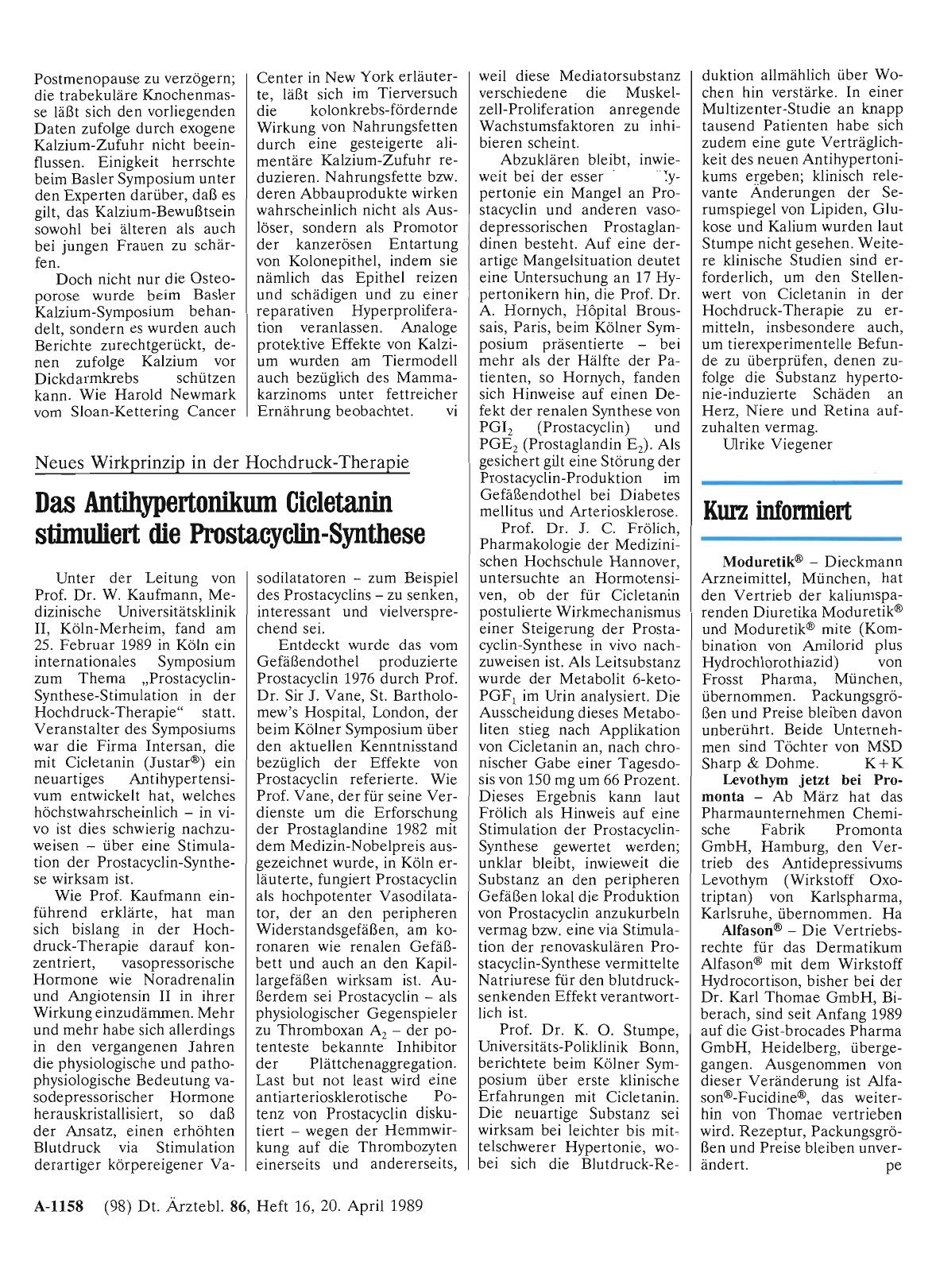 Vorschauseite 1: Kurz informiert