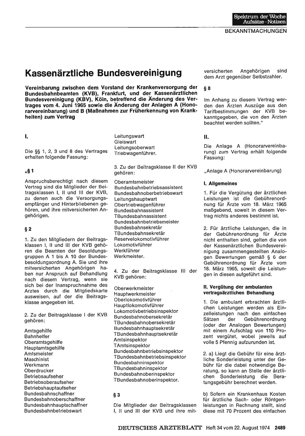 Vorschauseite 1: Kassenärztliche Bundesvereinigung