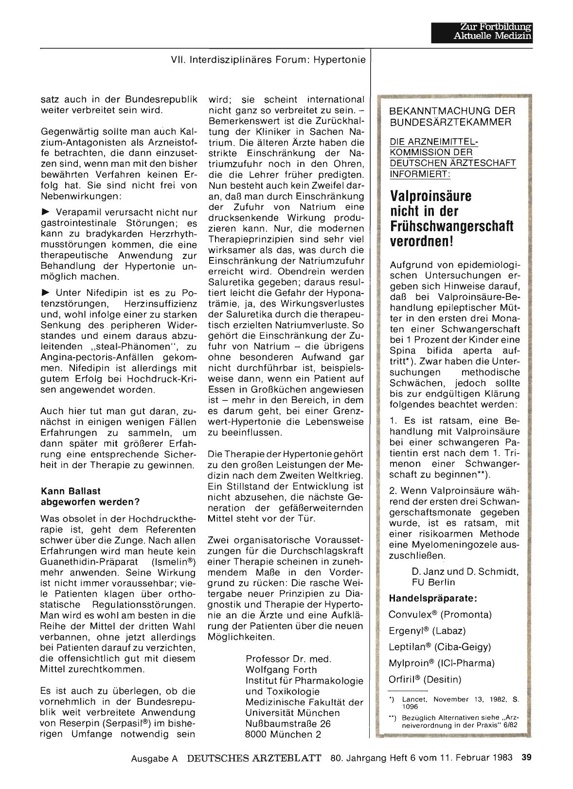 Vorschauseite 1: Valproinsäure nicht in der Frühschwangerschaft verordnen!