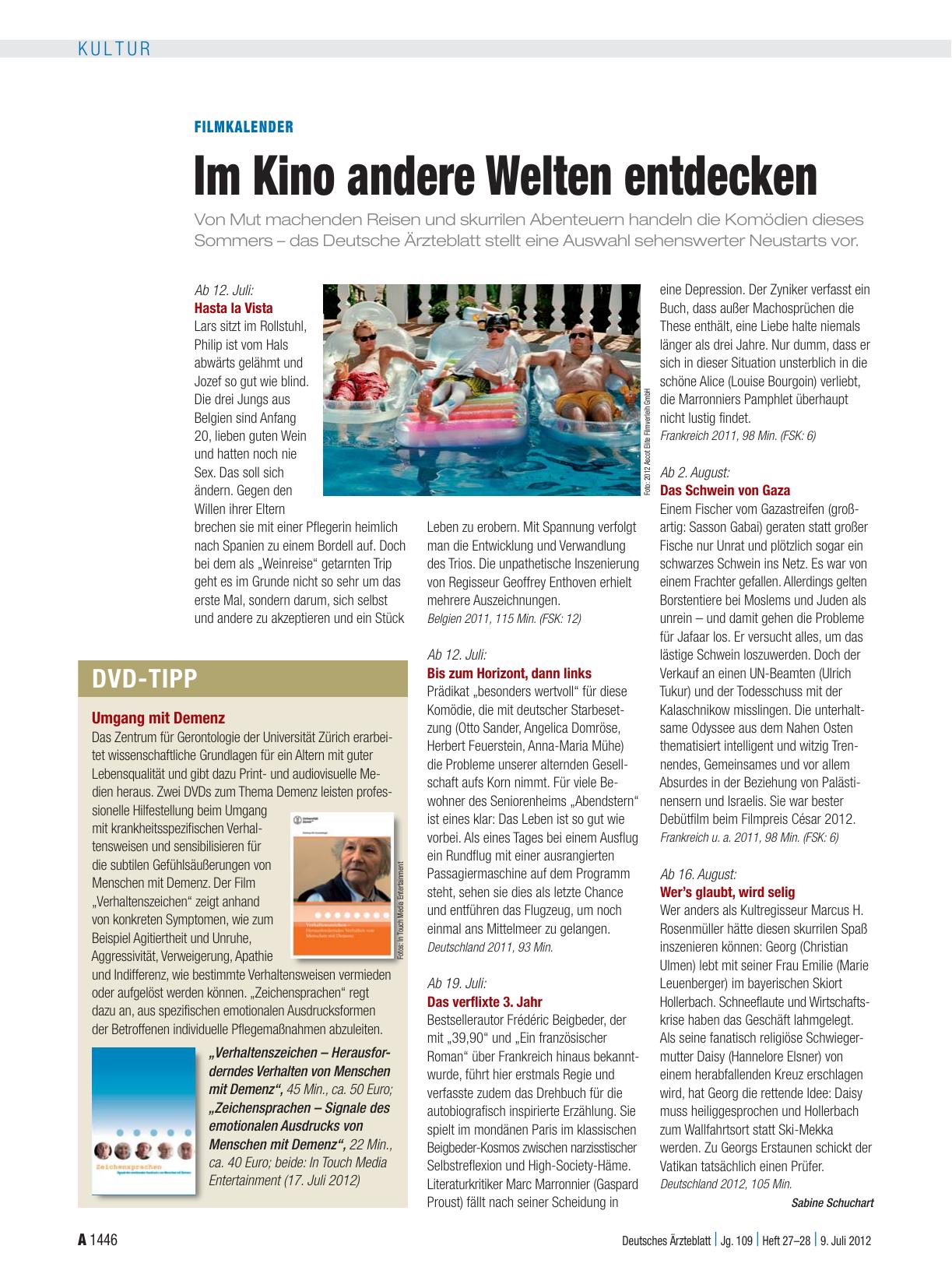 Vorschauseite 1: Filmkalender: Im Kino andere Welten entdecken