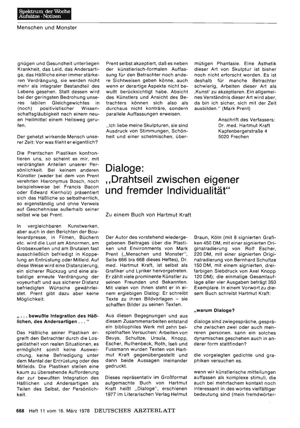 Vorschauseite 1: Dialoge: „Drahtseil zwischen eigener und fremder Individualität“