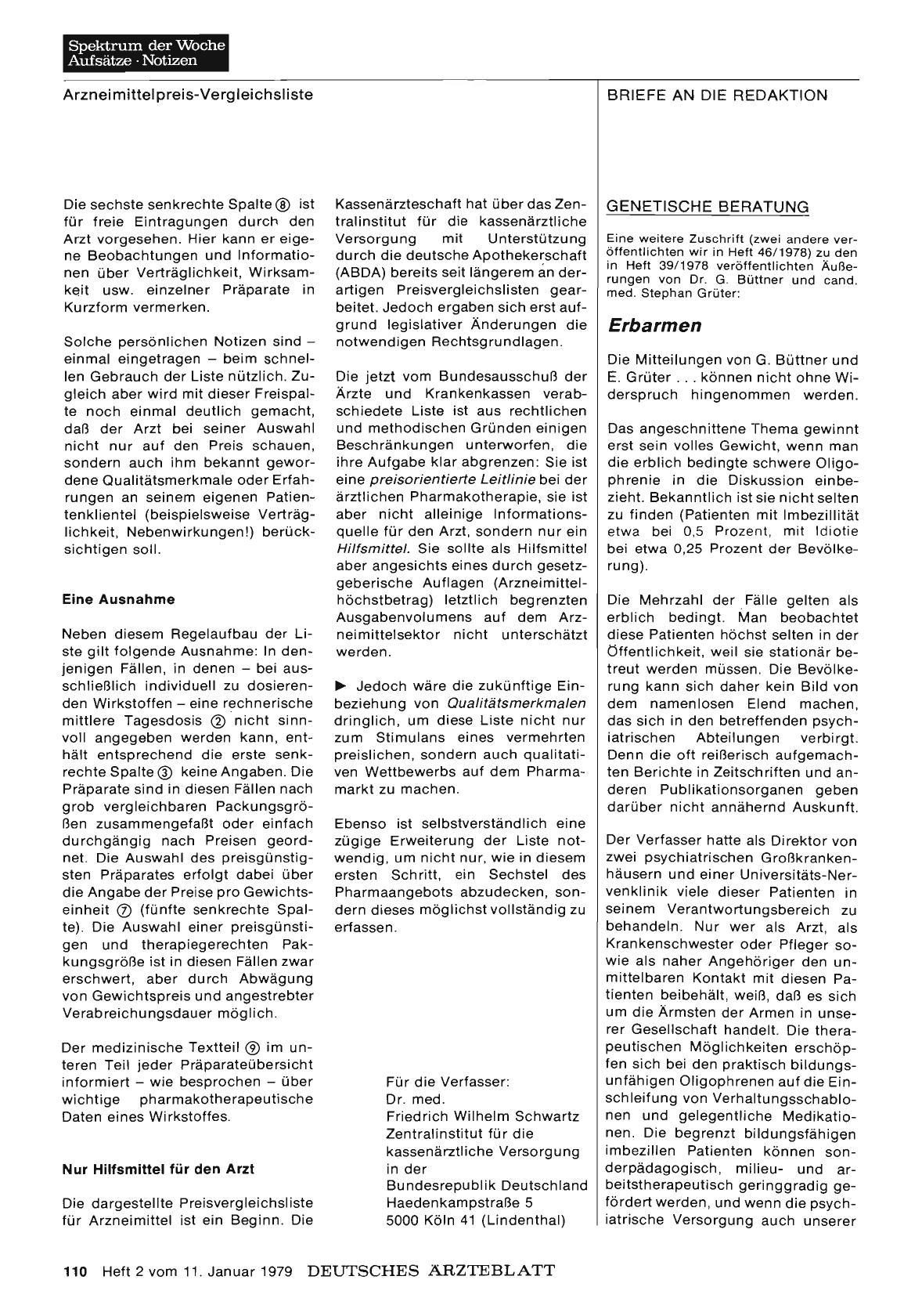 Vorschauseite 1: GENETISCHE BERATUNG: Erbarmen