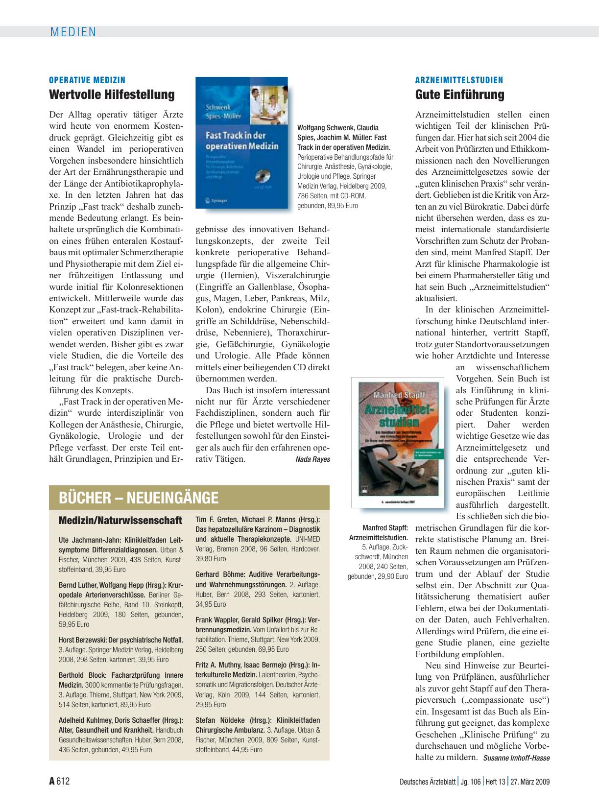 Vorschauseite 1: Arzneimittelstudien: Gute Einführung