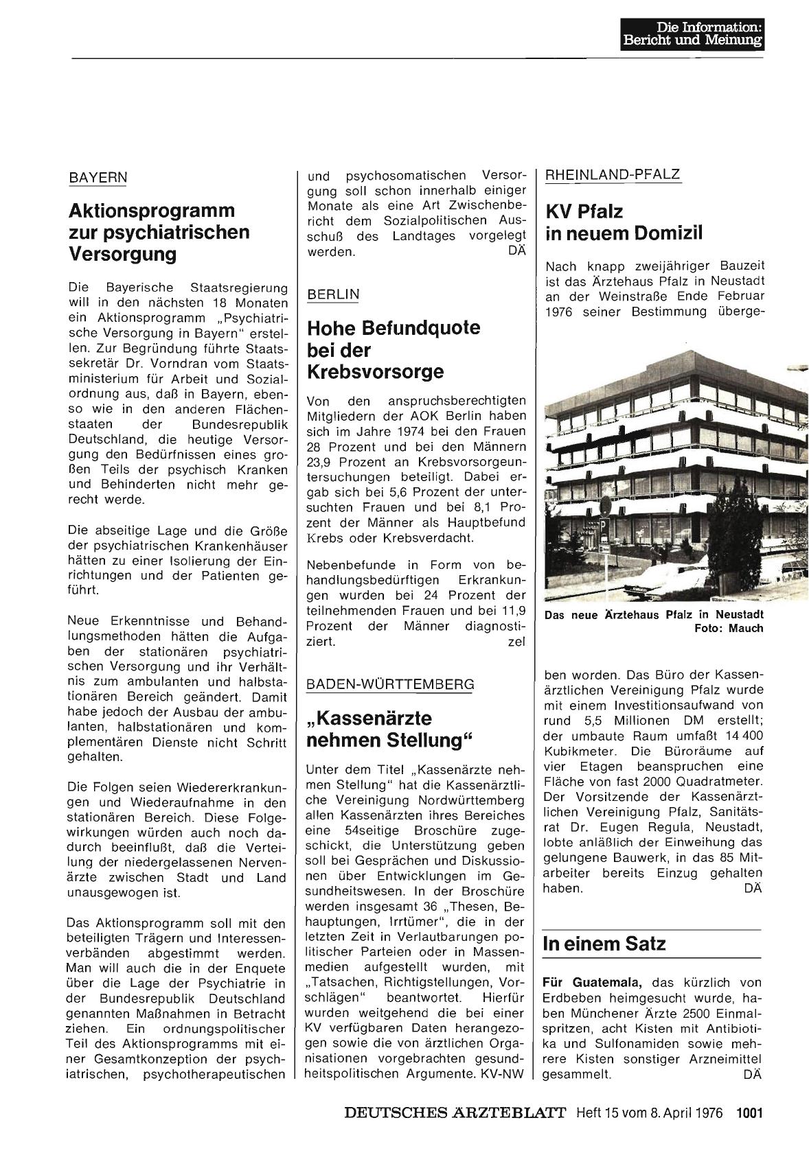 Vorschauseite 1: Berlin: Hohe Befundquote bei der Krebsvorsorge
