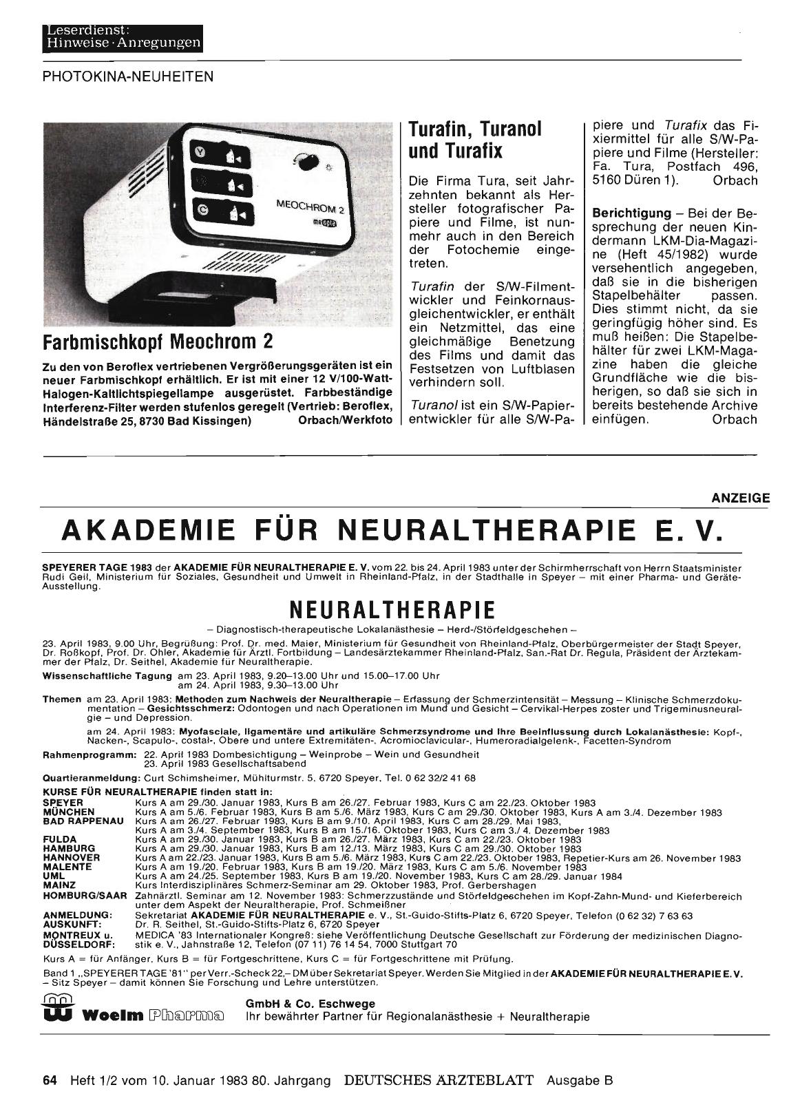 Vorschauseite 1: Turafin, Turanol und Turafix