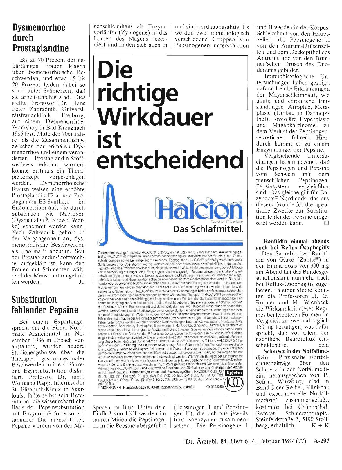 Vorschauseite 1: Ranitidin einmal abends auch bei Reflux-Ösophagitis