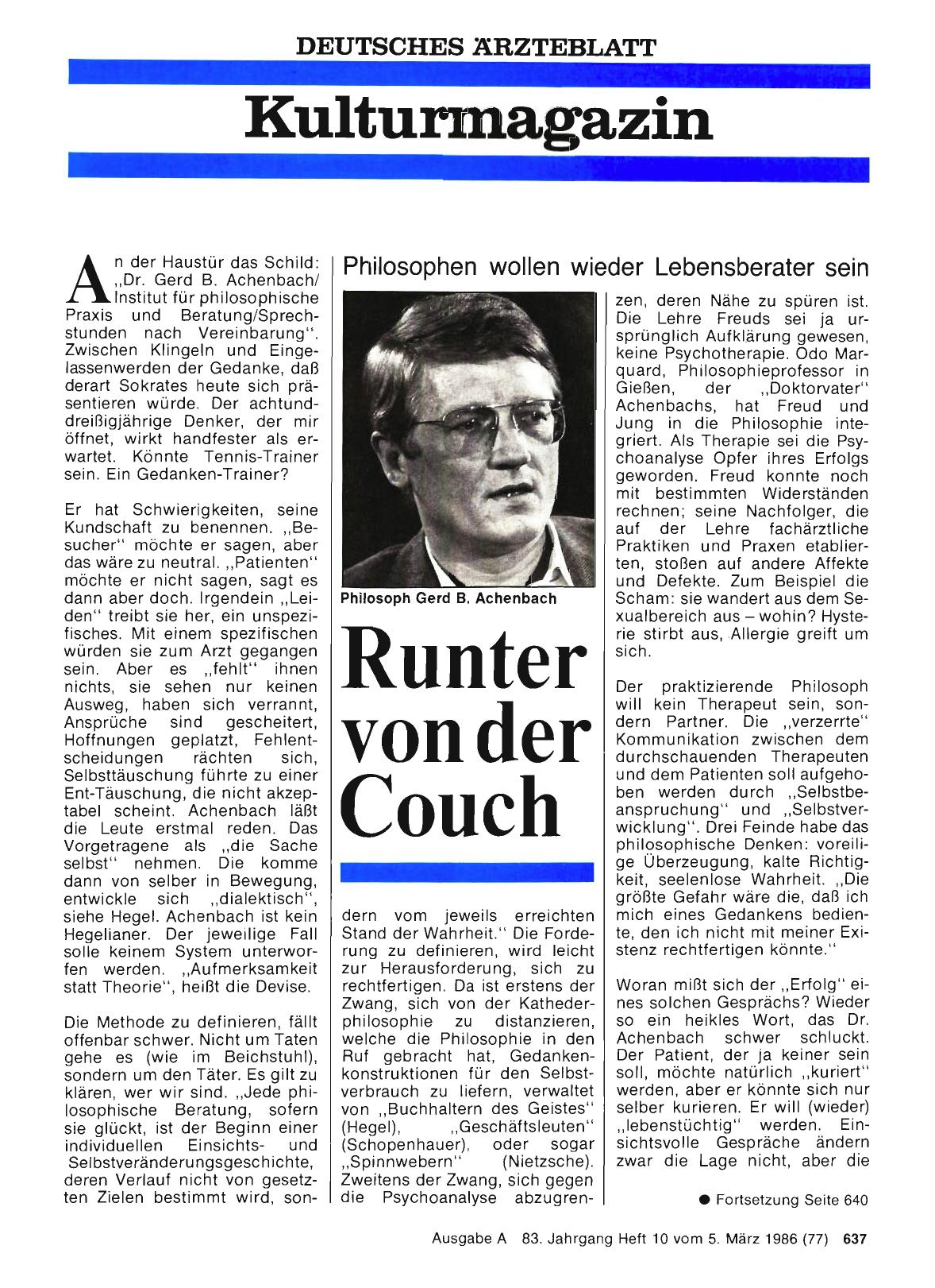 Vorschauseite 1: Runter von der Couch
