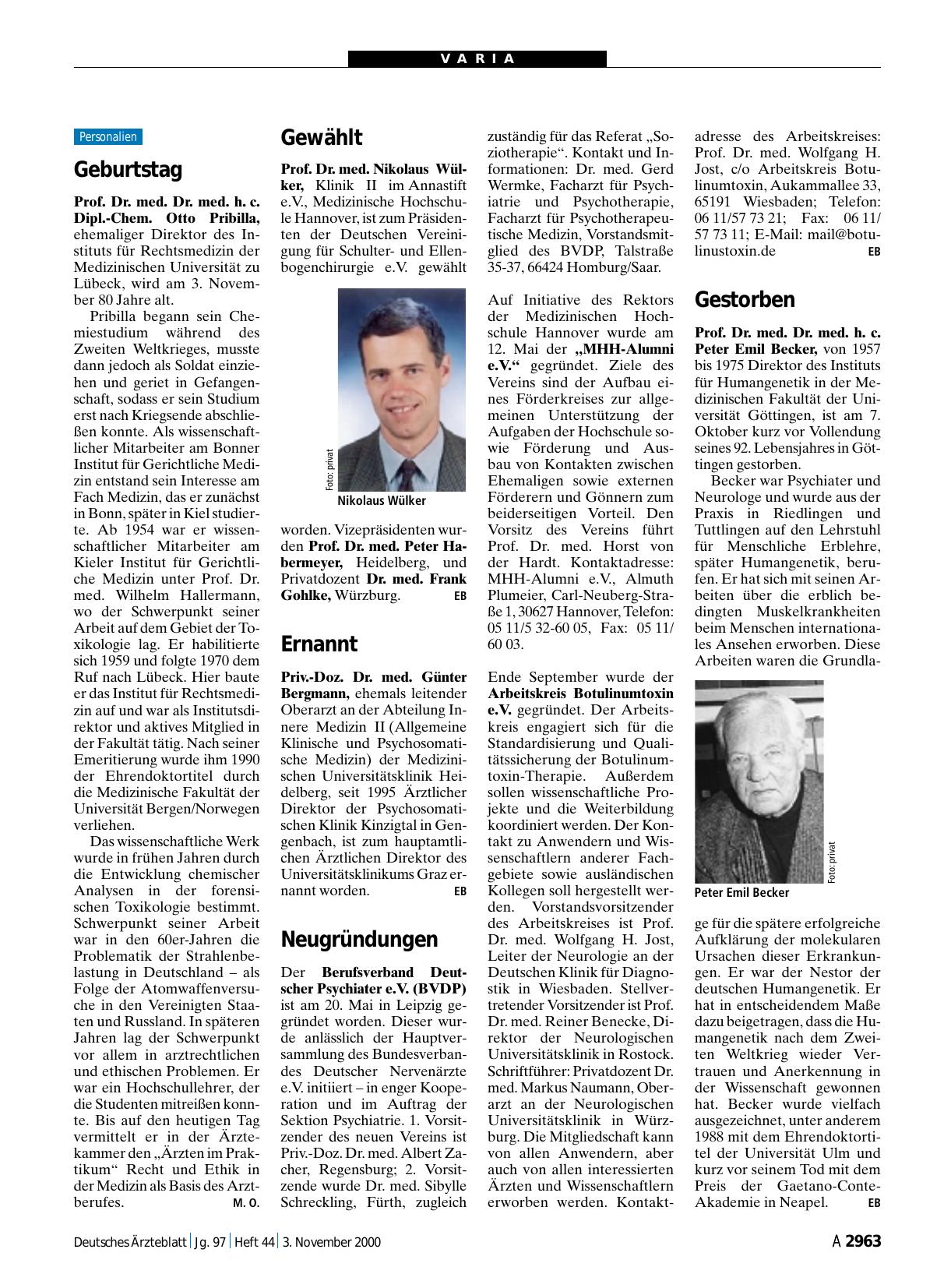 Vorschauseite 1: Gewählt