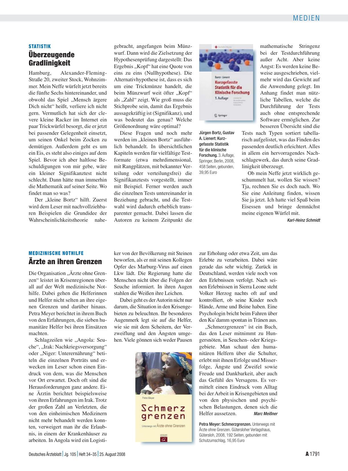 Vorschauseite 1: Medizinische Nothilfe: Ärzte an ihren Grenzen