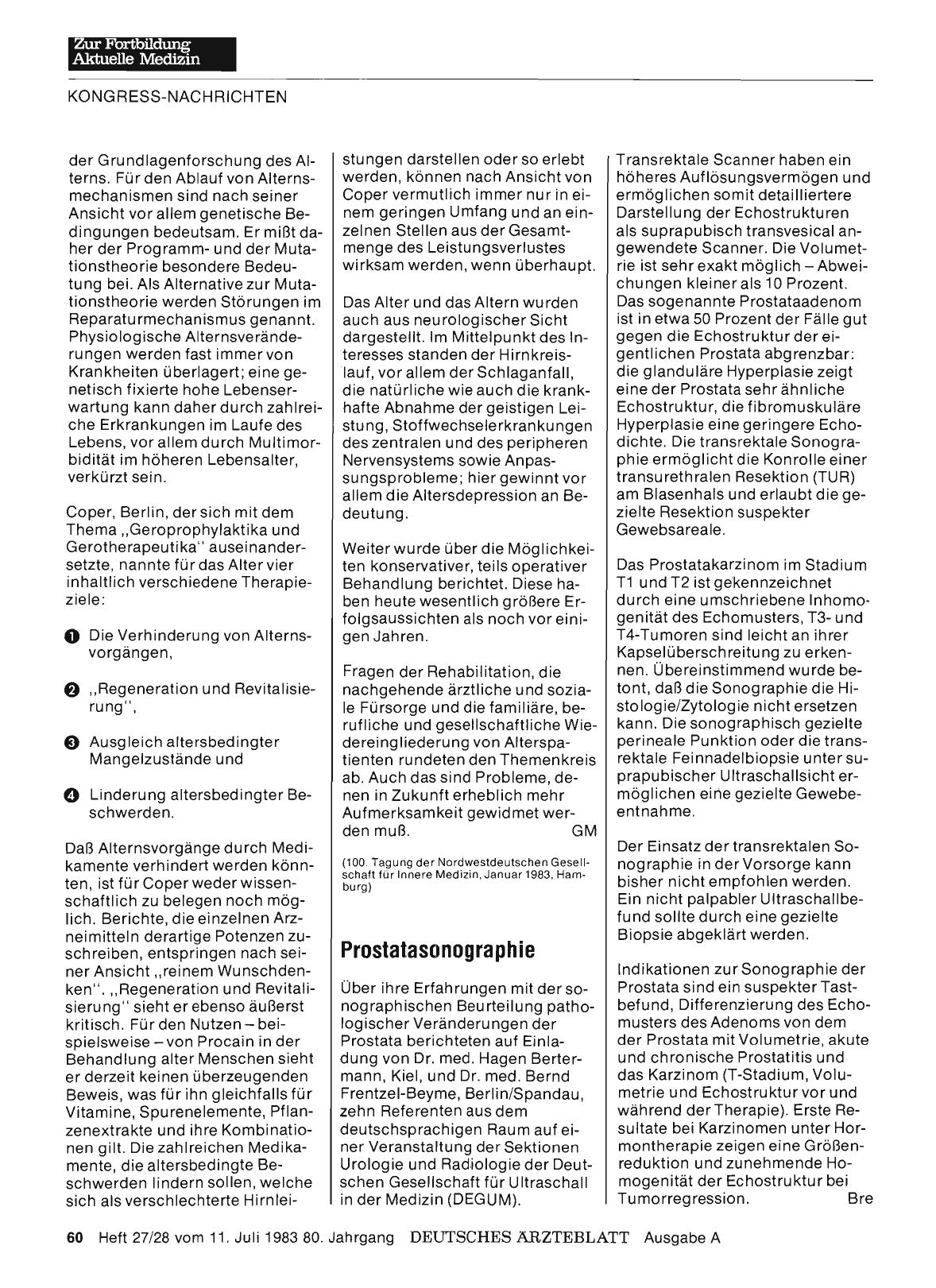 Vorschauseite 1: Prostatasonographie