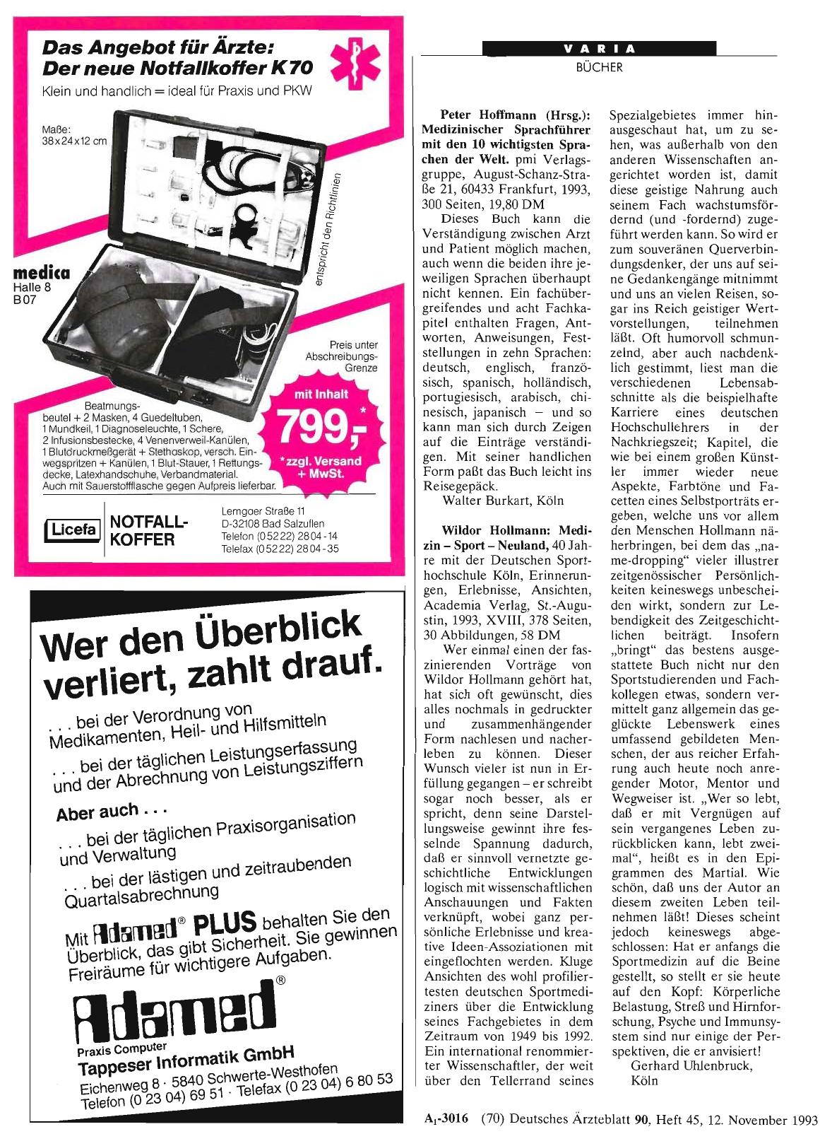 Vorschauseite 1: Peter Hoffmann (Hrsg. ): Medizinischer Sprachführer mit den 10 wichtigsten Sprachen der Welt