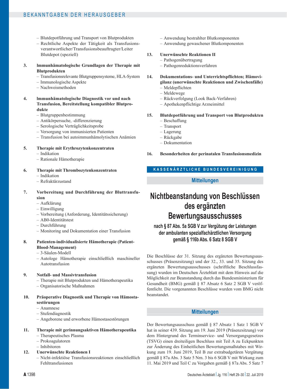 Vorschauseite 1: Mitteilungen