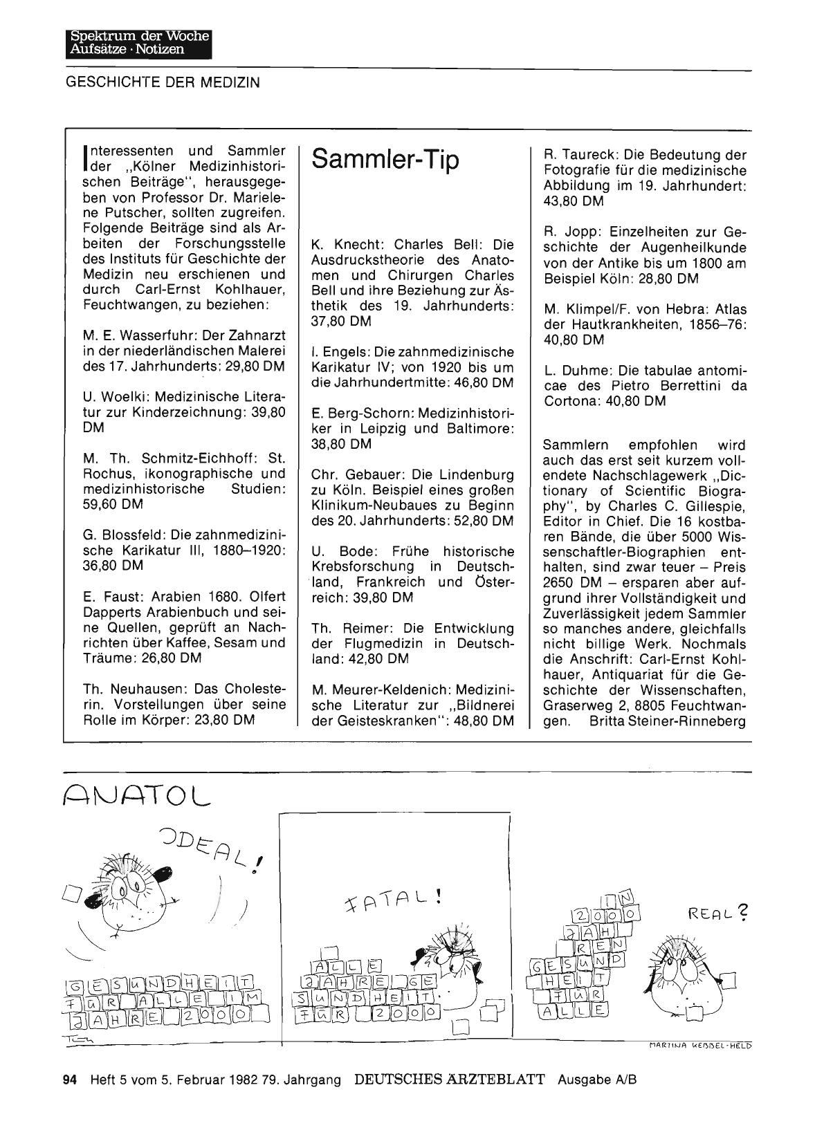Vorschauseite 1: Sammler-Tip