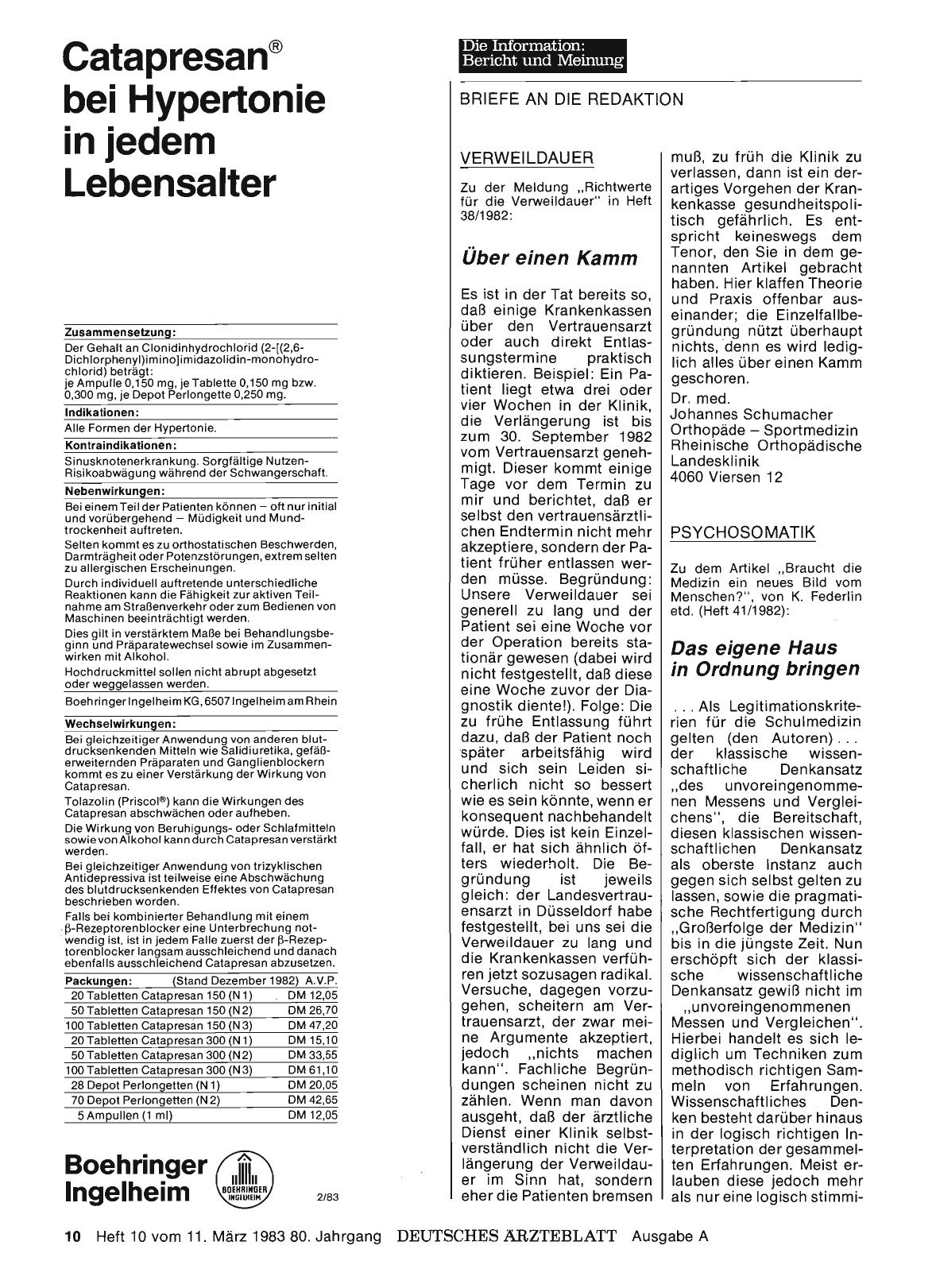 Vorschauseite 1: VERWEILDAUER: Über einen Kamm