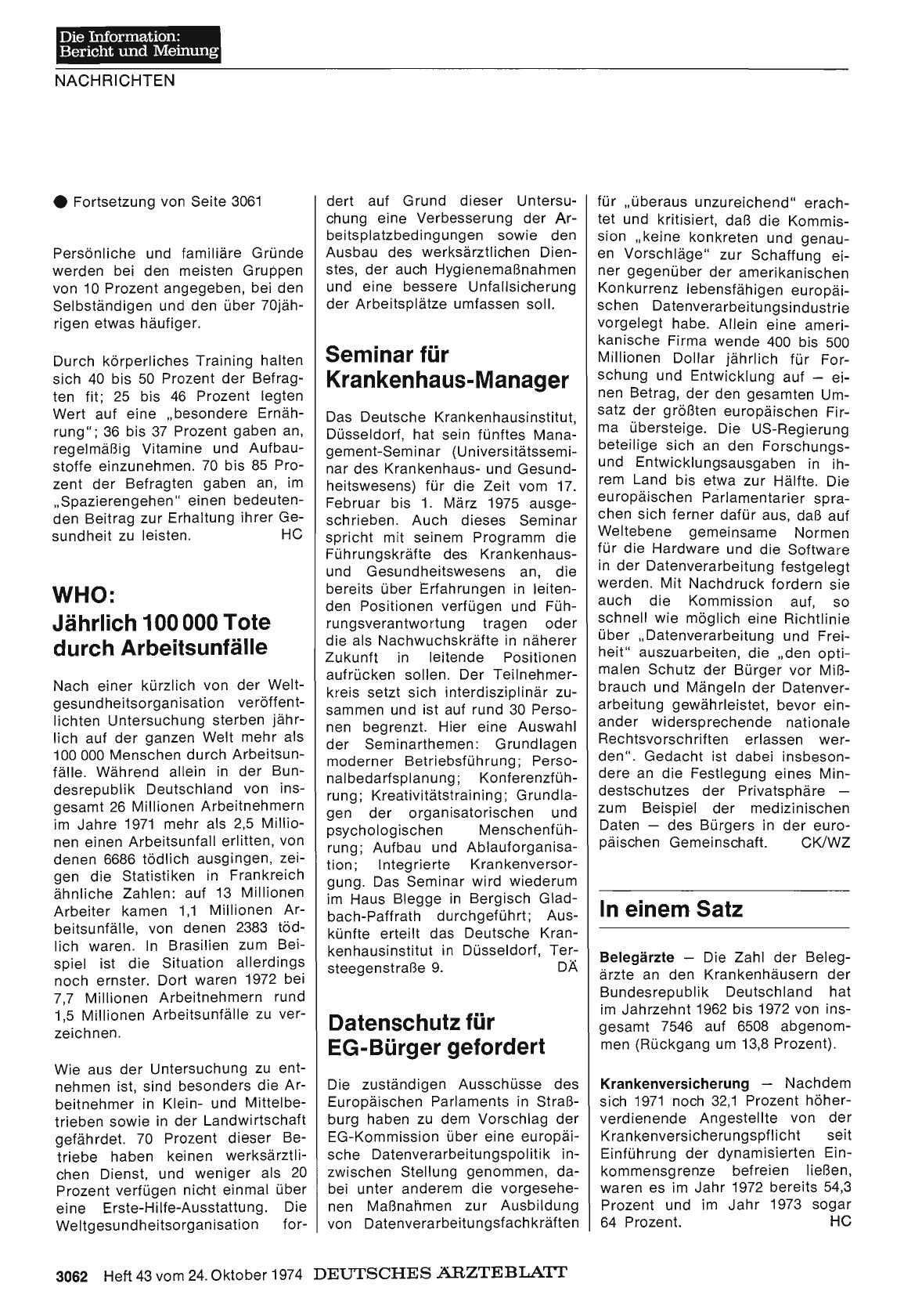 Vorschauseite 1: Seminar für Krankenhaus-Manager