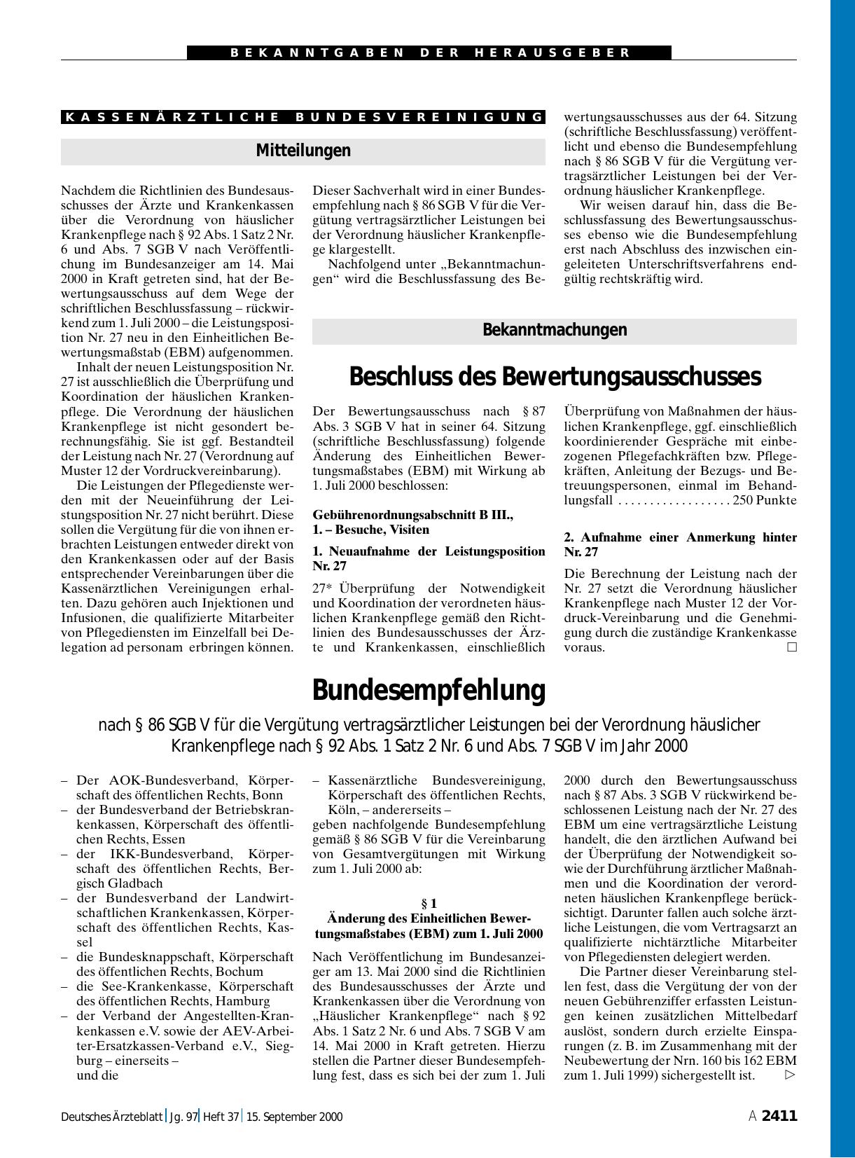 Vorschauseite 1: Mitteilungen