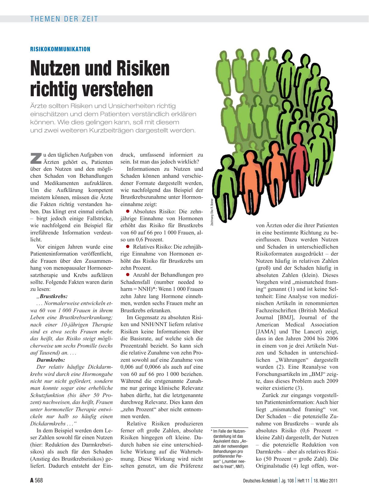 Vorschauseite 1: Risikokommunikation: Nutzen und Risiken richtig verstehen