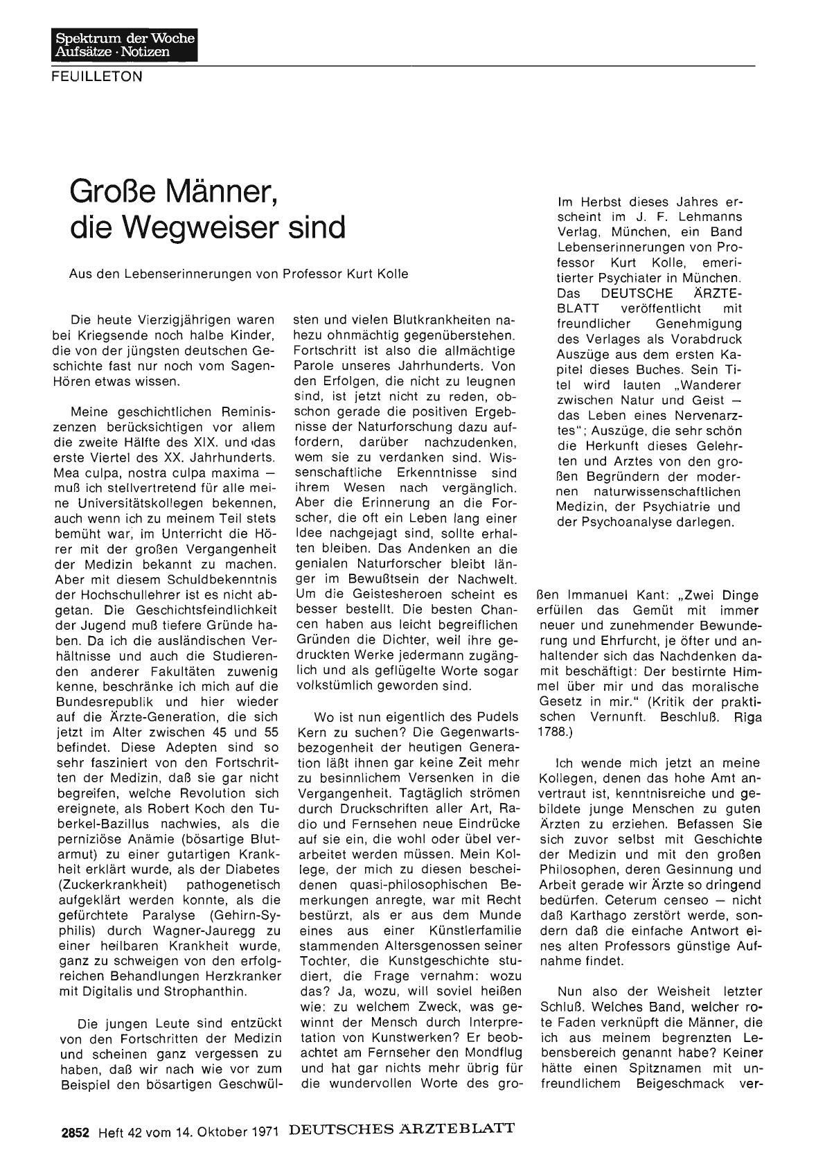 Vorschauseite 1: Große Männer, die Wegweiser sind