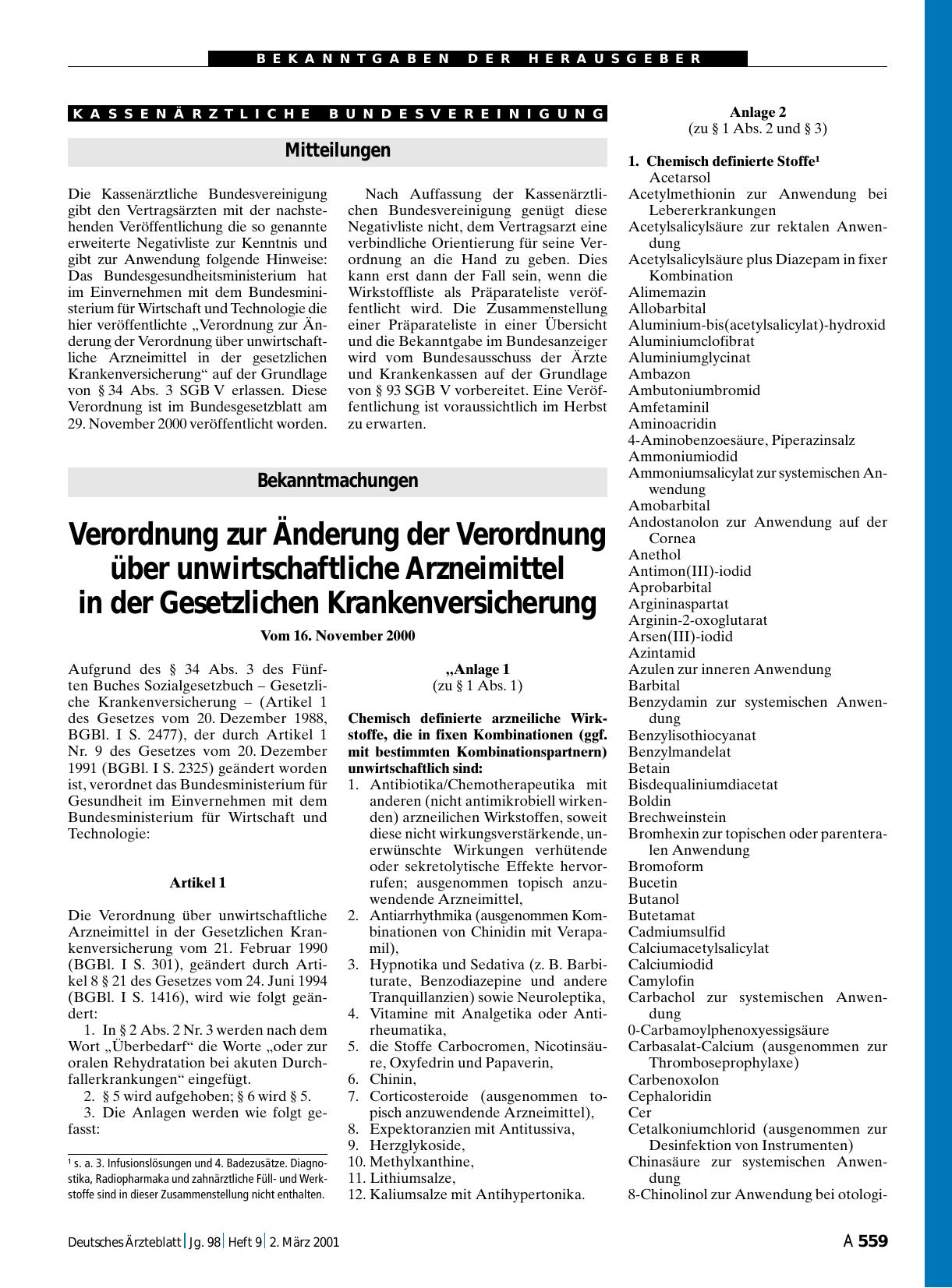 Vorschauseite 1: Mitteilungen