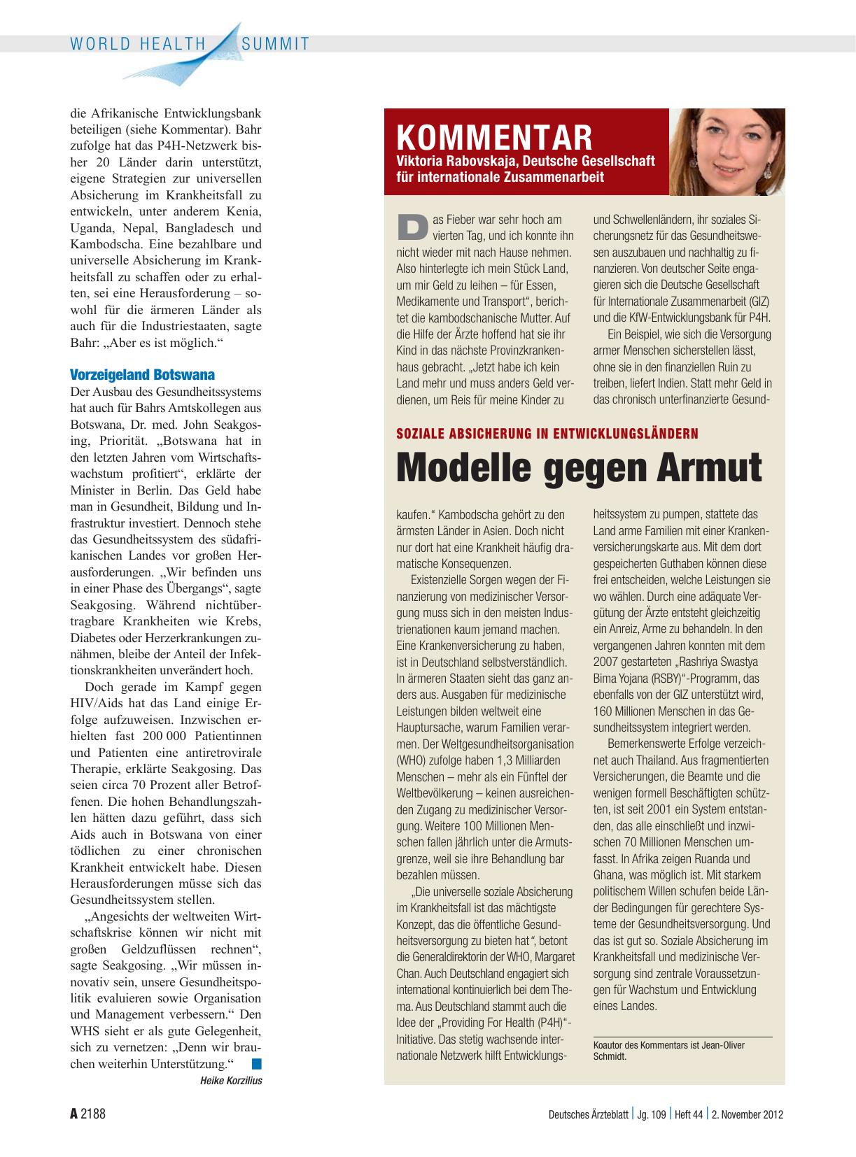 Vorschauseite 1: Soziale Absicherung in Entwicklungsländern: Modelle gegen Armut