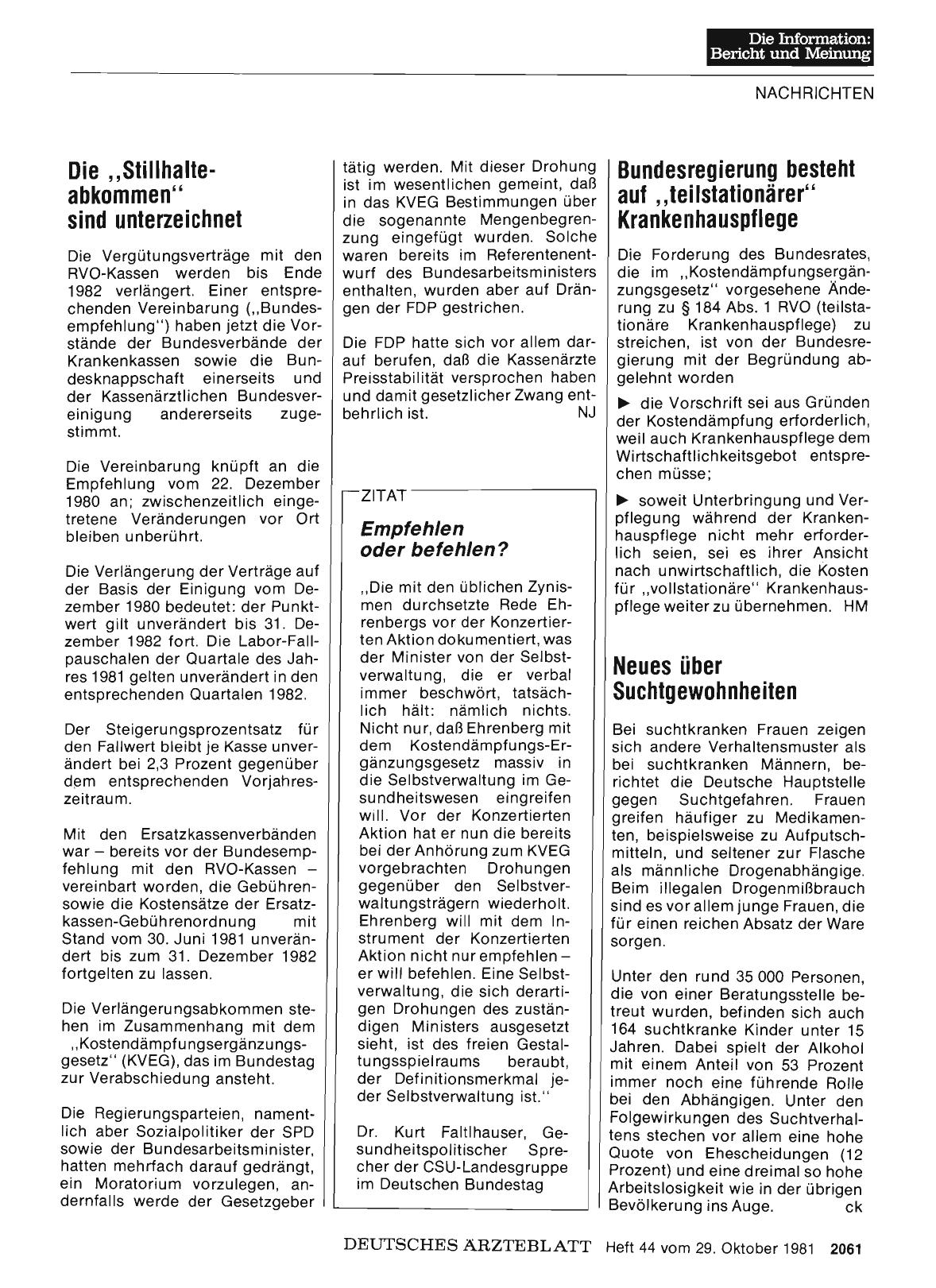 Vorschauseite 1: Neues über Suchtgewohnheiten