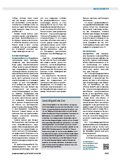 Vorschauseite 2: Gendertransformative Gesundheit: Unterschiede überwinden