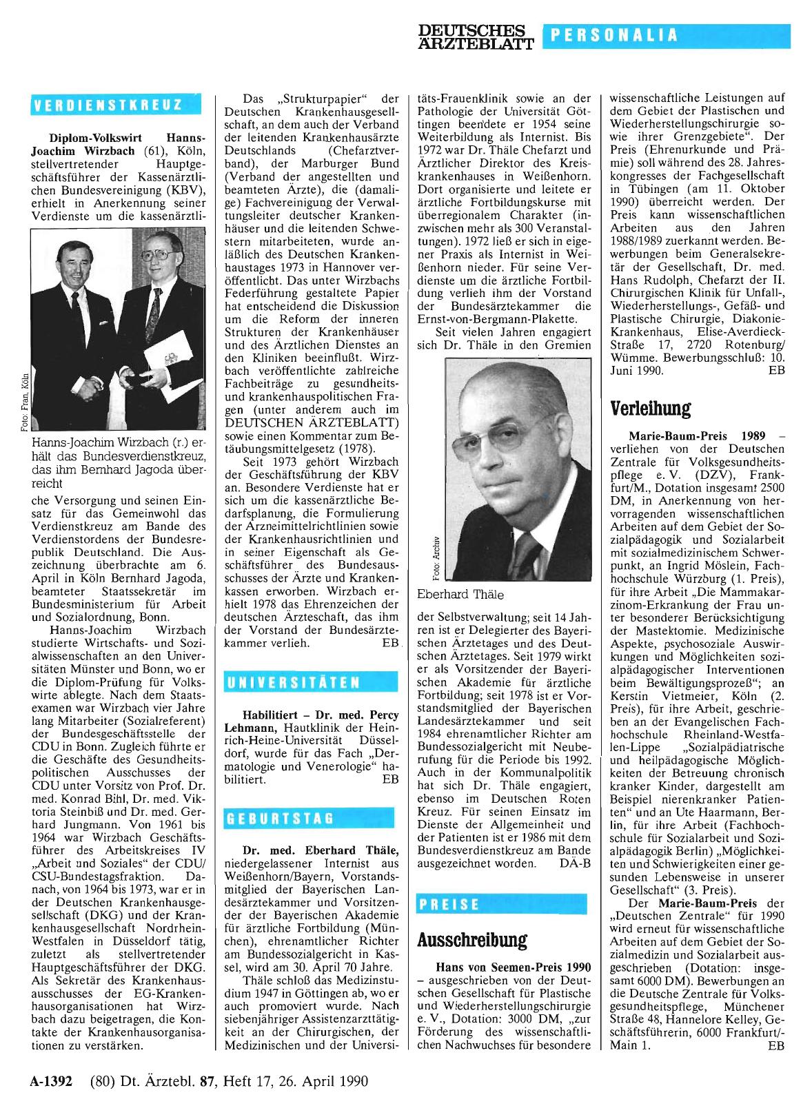 Vorschauseite 1: VERDIENSTKREUZ