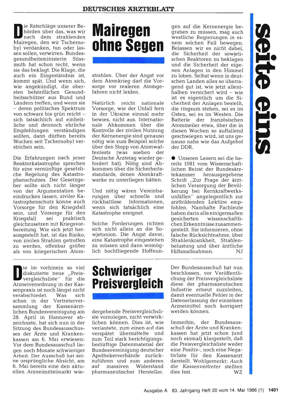 Vorschauseite 1: Schwieriger Preisvergleich