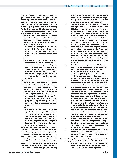 Vorschauseite 2: Beschluss des Bewertungsausschusses nach § 87 Abs. 1 Satz 1 SGB V in seiner 386. Sitzung am 12. Dezember 2016 zur Änderung des Einheitlichen Bewertungsmaßstabes (EBM)