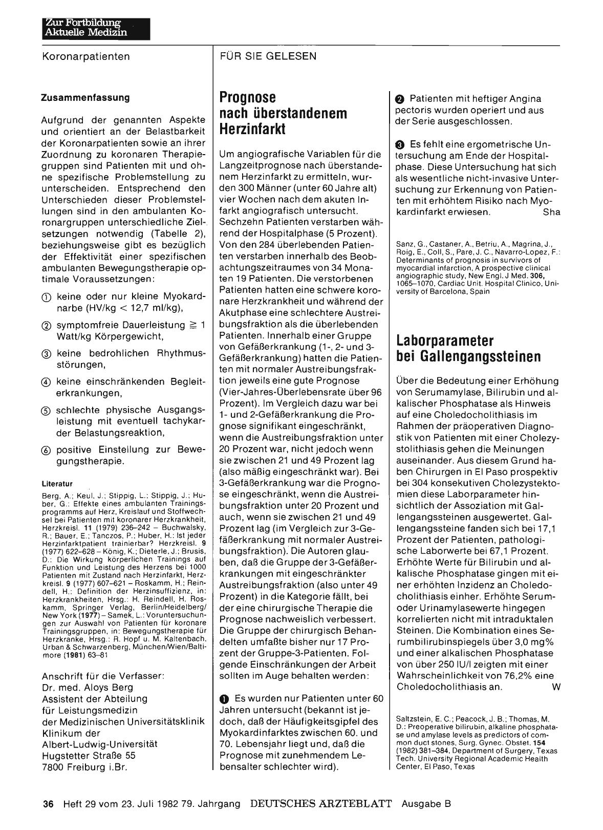 Vorschauseite 1: Laborparameter bei Gallengangssteinen