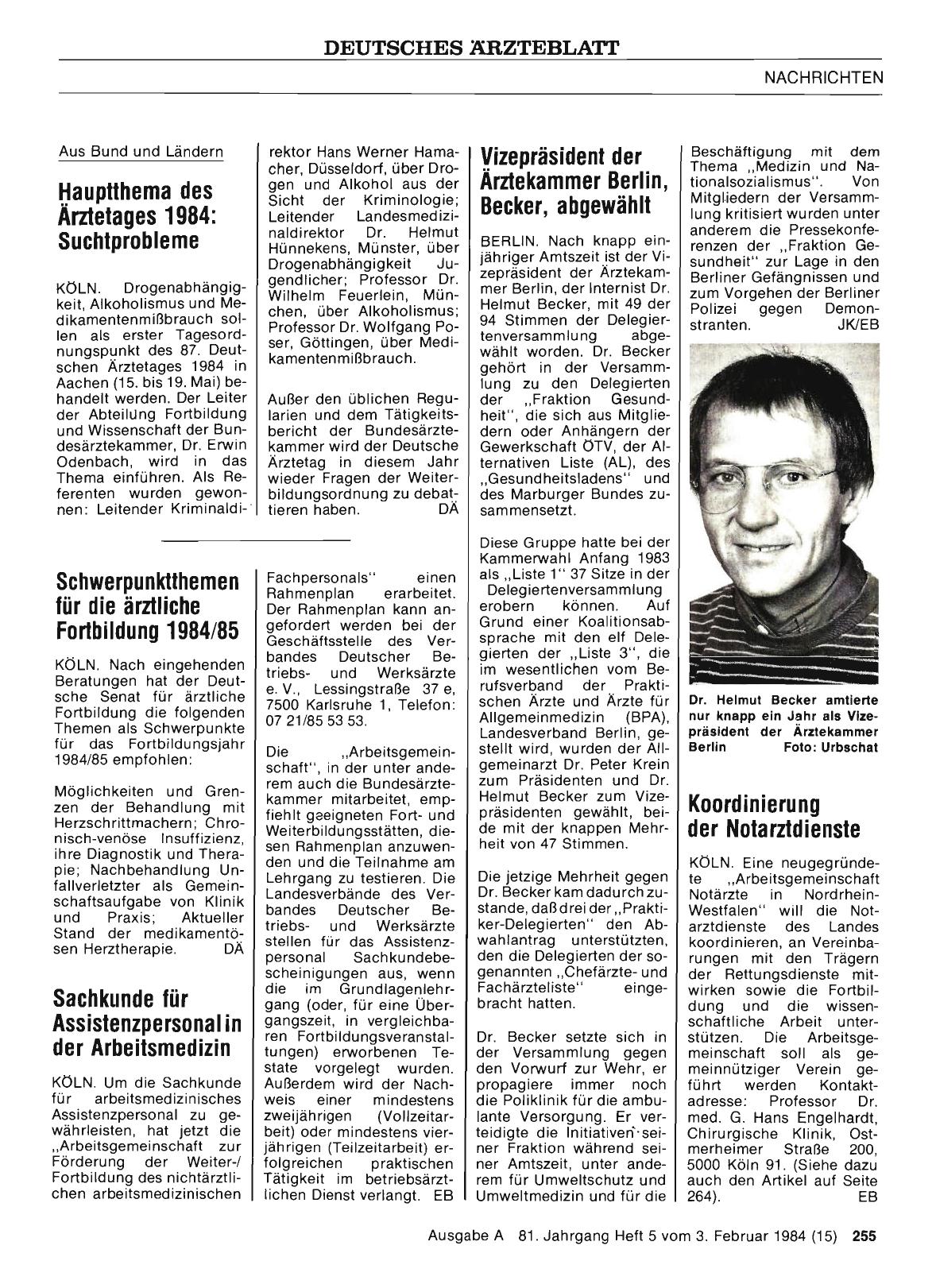 Vorschauseite 1: Koordinierung der Notarztdienste